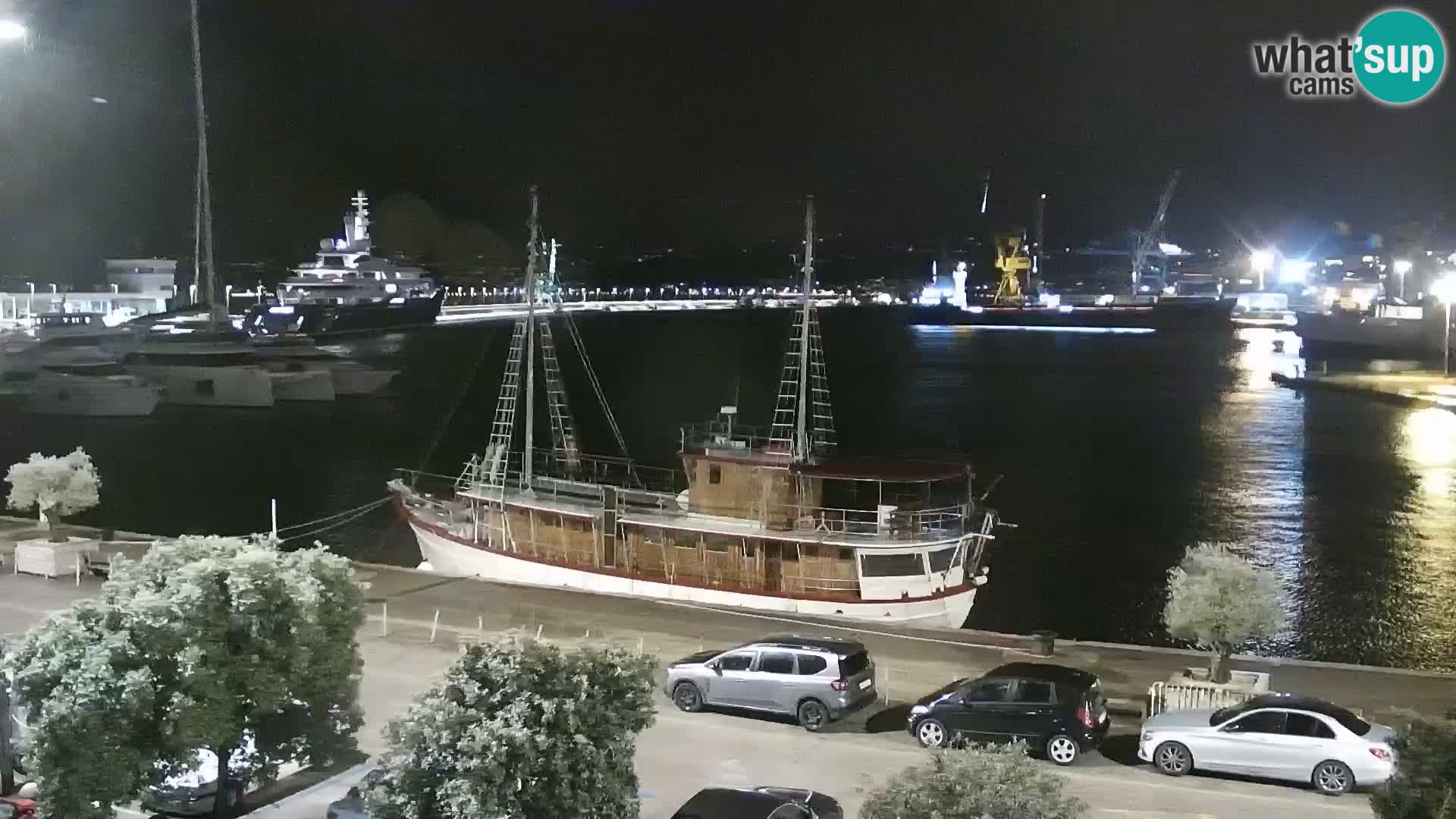 The Riva and Marina in Rijeka  – Live Webcam Croatia