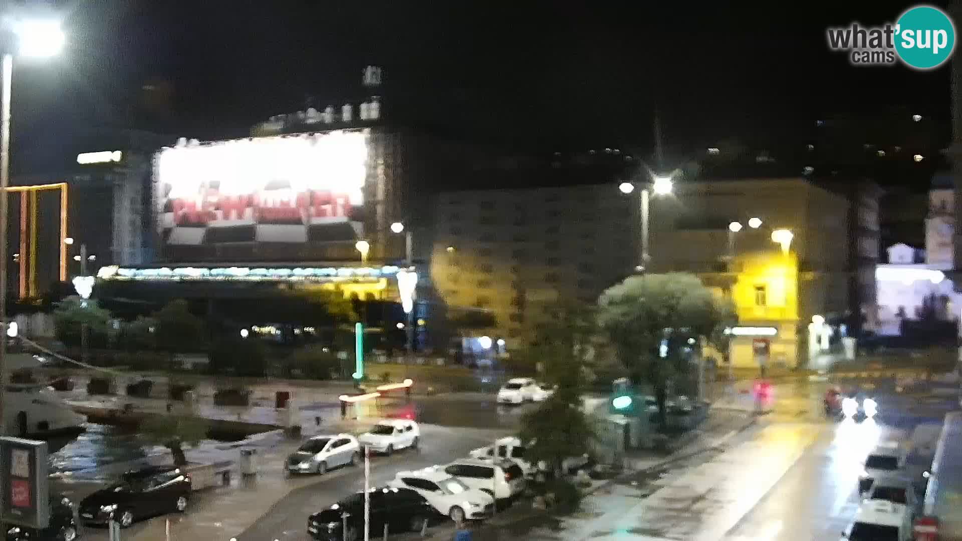 La Riva e la Marina a Rijeka (Fiume) – Live Webcam Croazia