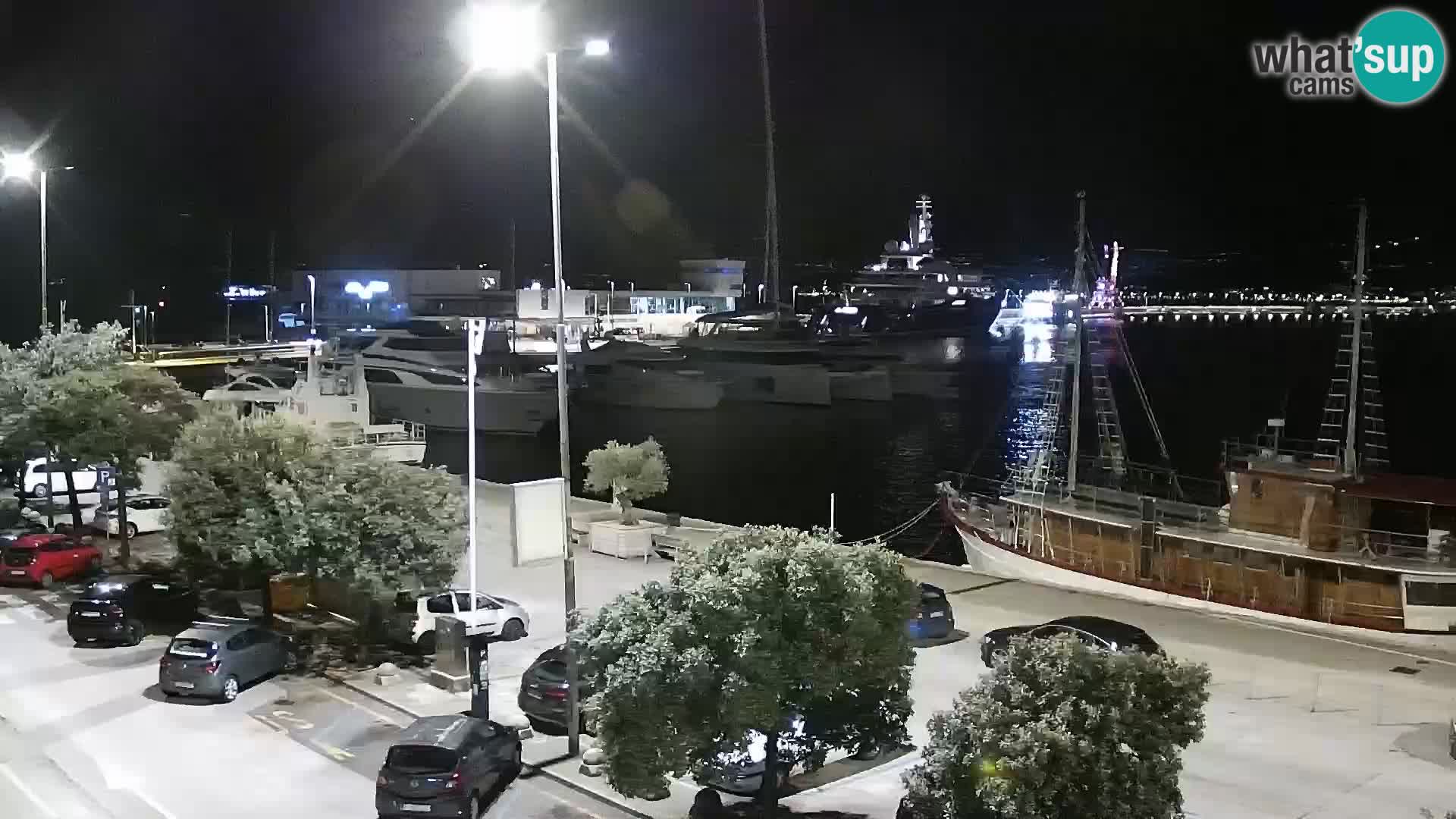 La Riva et Marina à Rijeka – Live Webcam Croatie