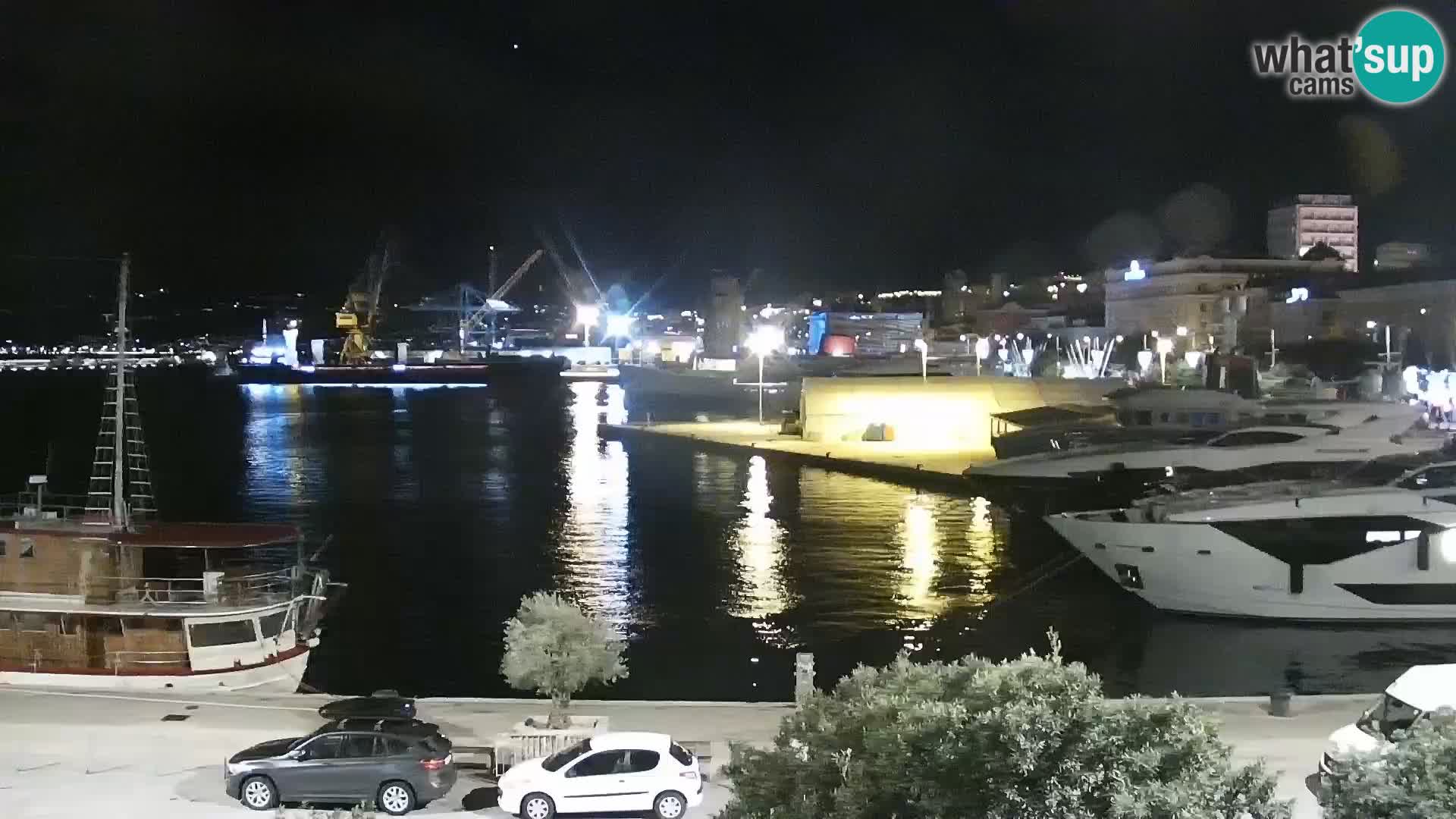 La Riva y Marina en Rijeka – Webcam en vivo Croacia