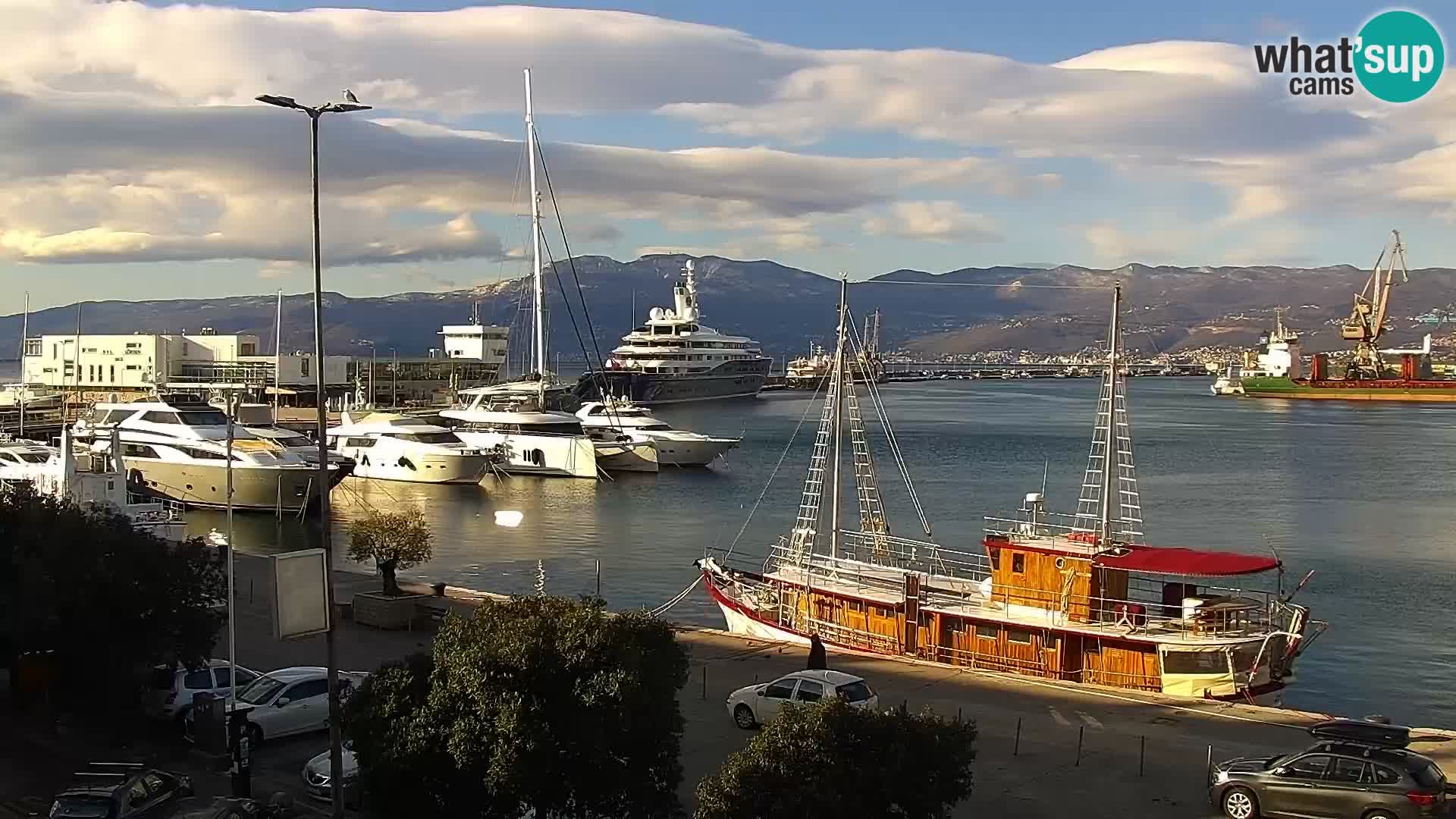 Rijeka – luka i ulica Riva