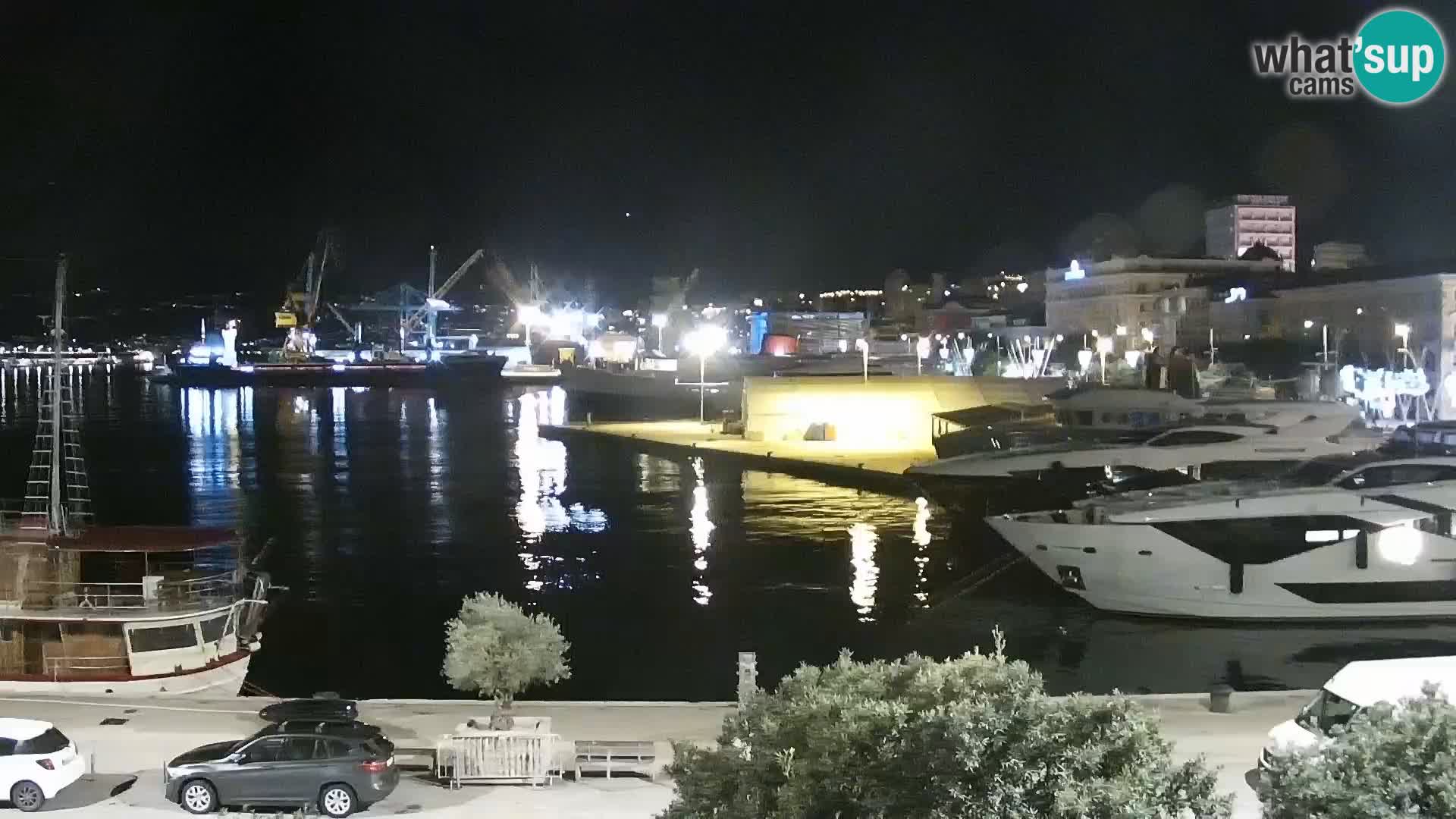 La Riva et Marina à Rijeka – Live Webcam Croatie