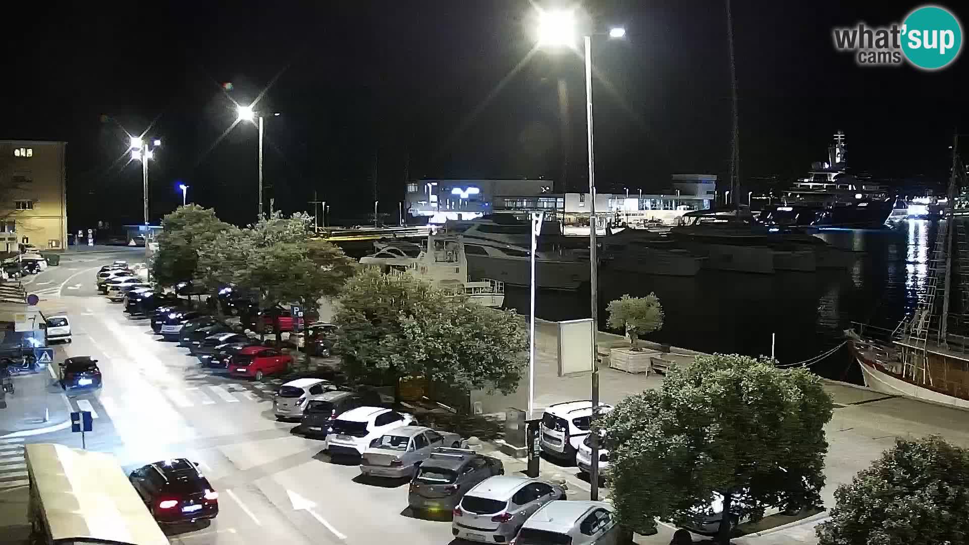 La Riva et Marina à Rijeka – Live Webcam Croatie