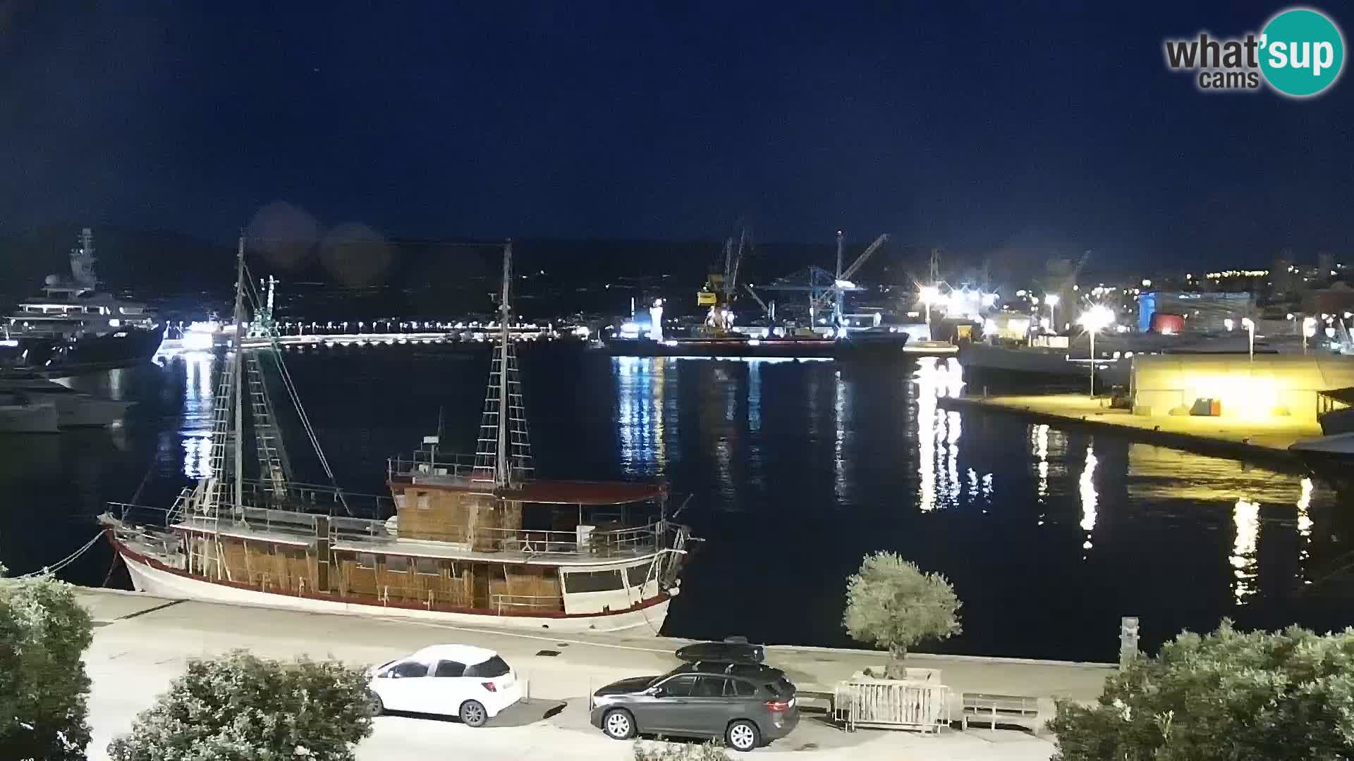 The Riva and Marina in Rijeka  – Live Webcam Croatia