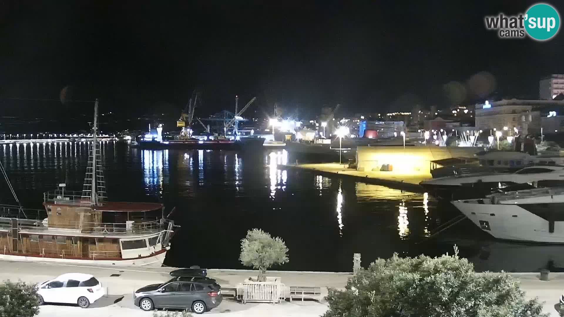 La Riva et Marina à Rijeka – Live Webcam Croatie