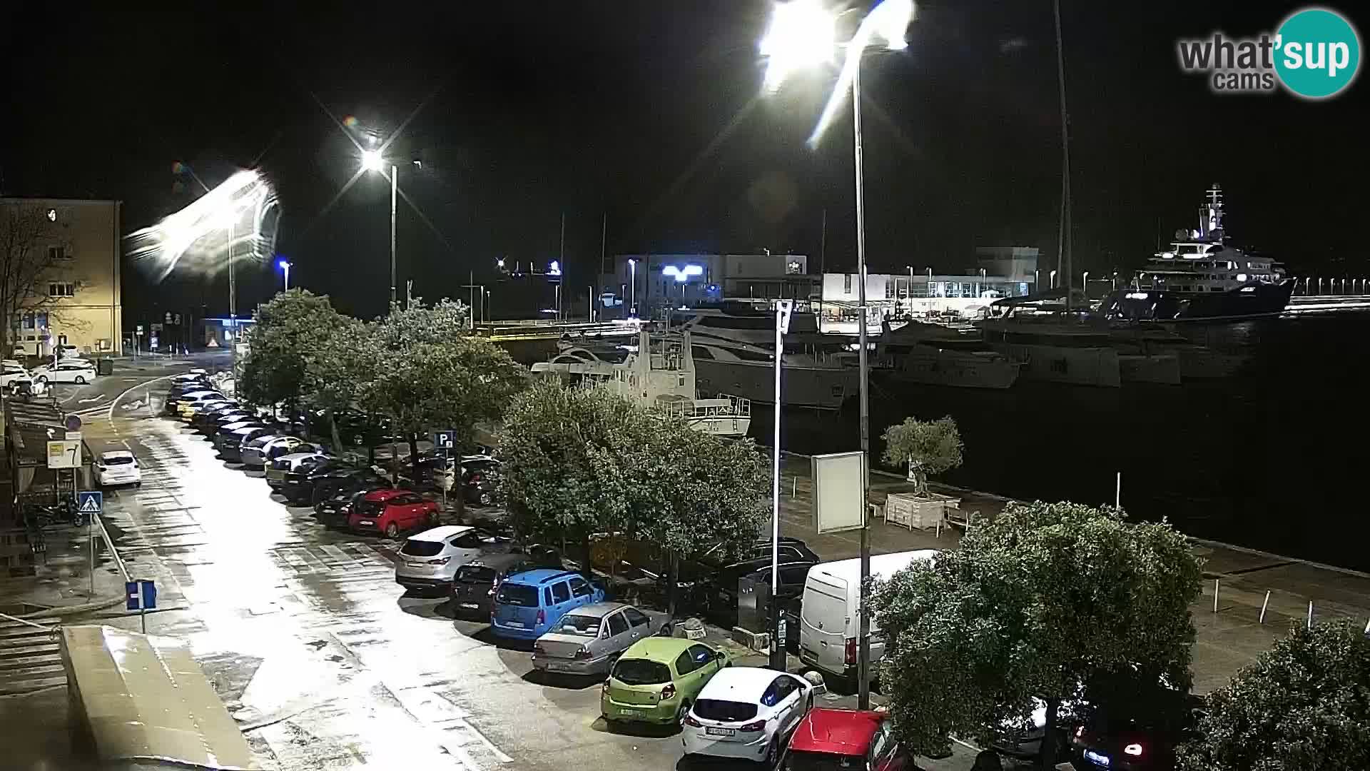 The Riva and Marina in Rijeka  – Live Webcam Croatia