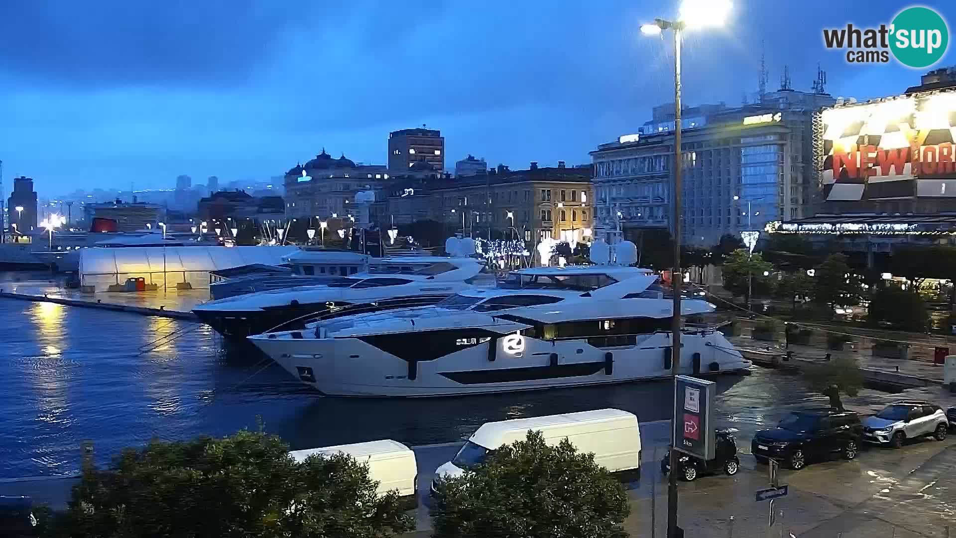 Rijeka – luka i ulica Riva