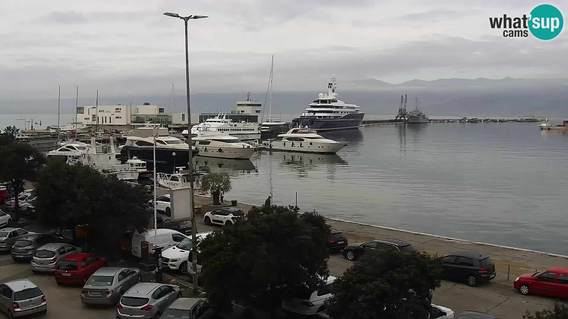 La Riva e la Marina a Rijeka (Fiume) – Live Webcam Croazia