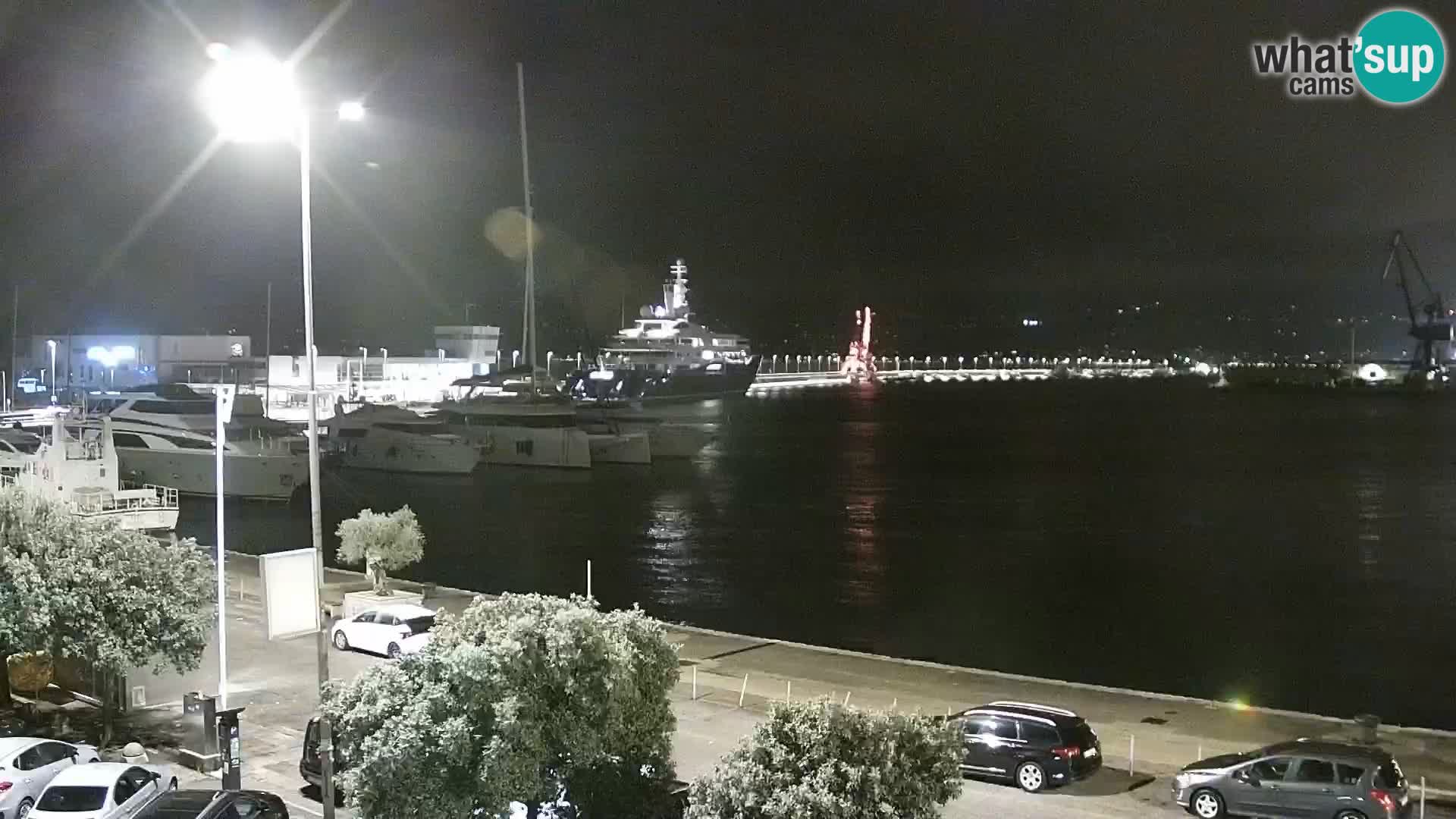 La Riva e la Marina a Rijeka (Fiume) – Live Webcam Croazia