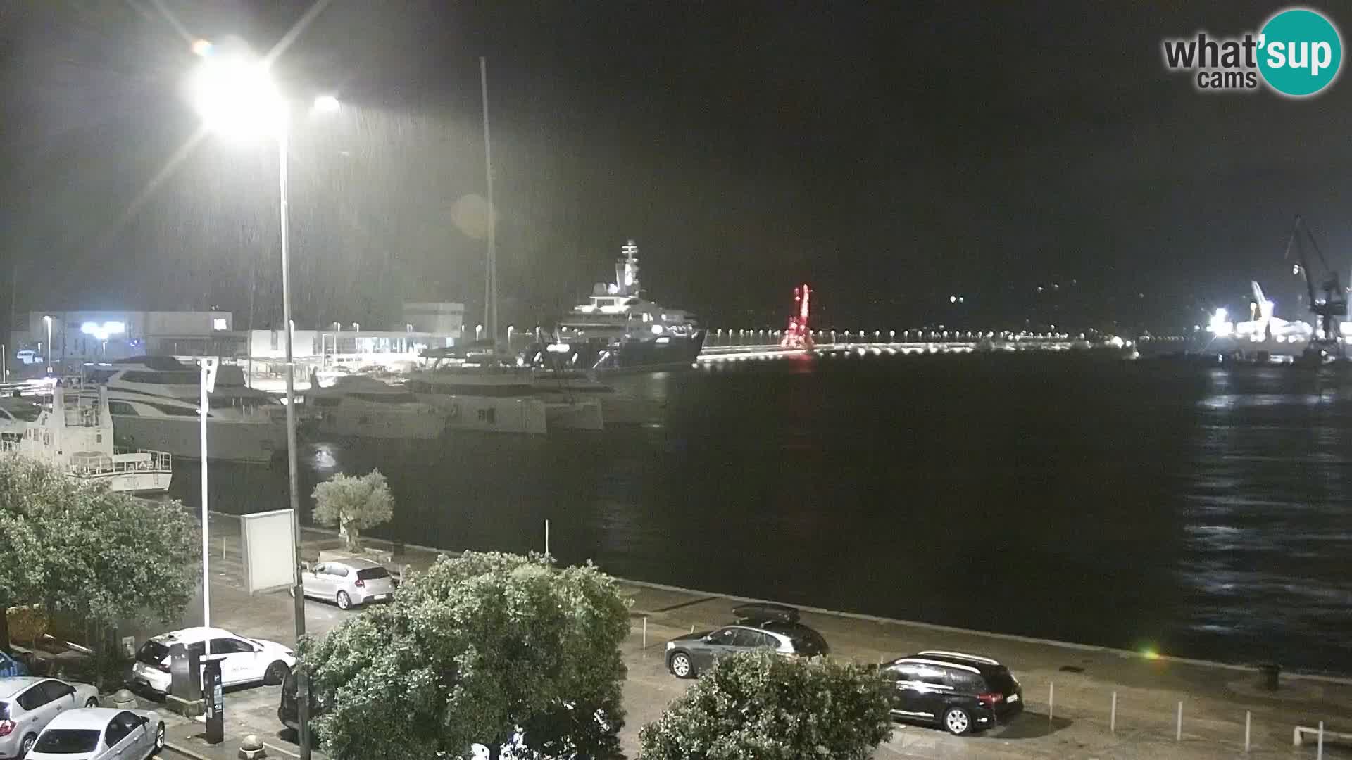 La Riva e la Marina a Rijeka (Fiume) – Live Webcam Croazia