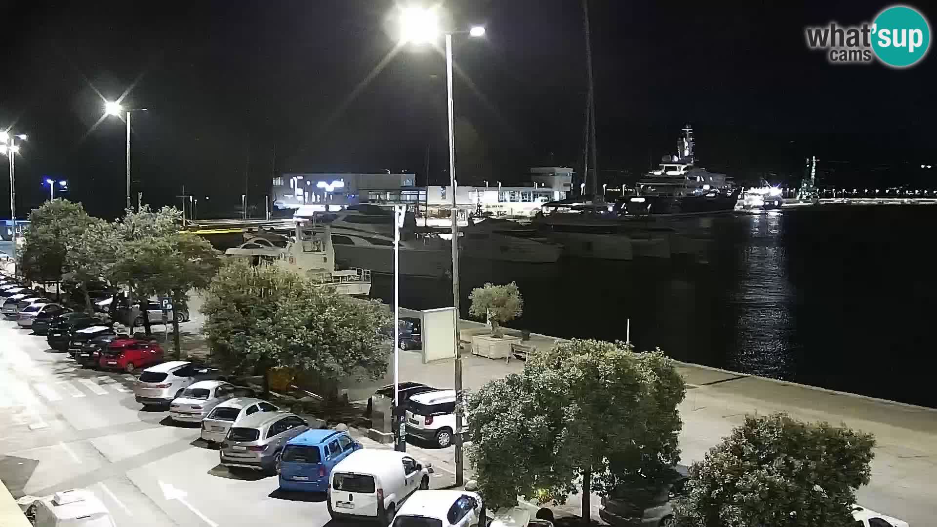 Die Riva und Marina in Rijeka – Live Webcam Kroatien