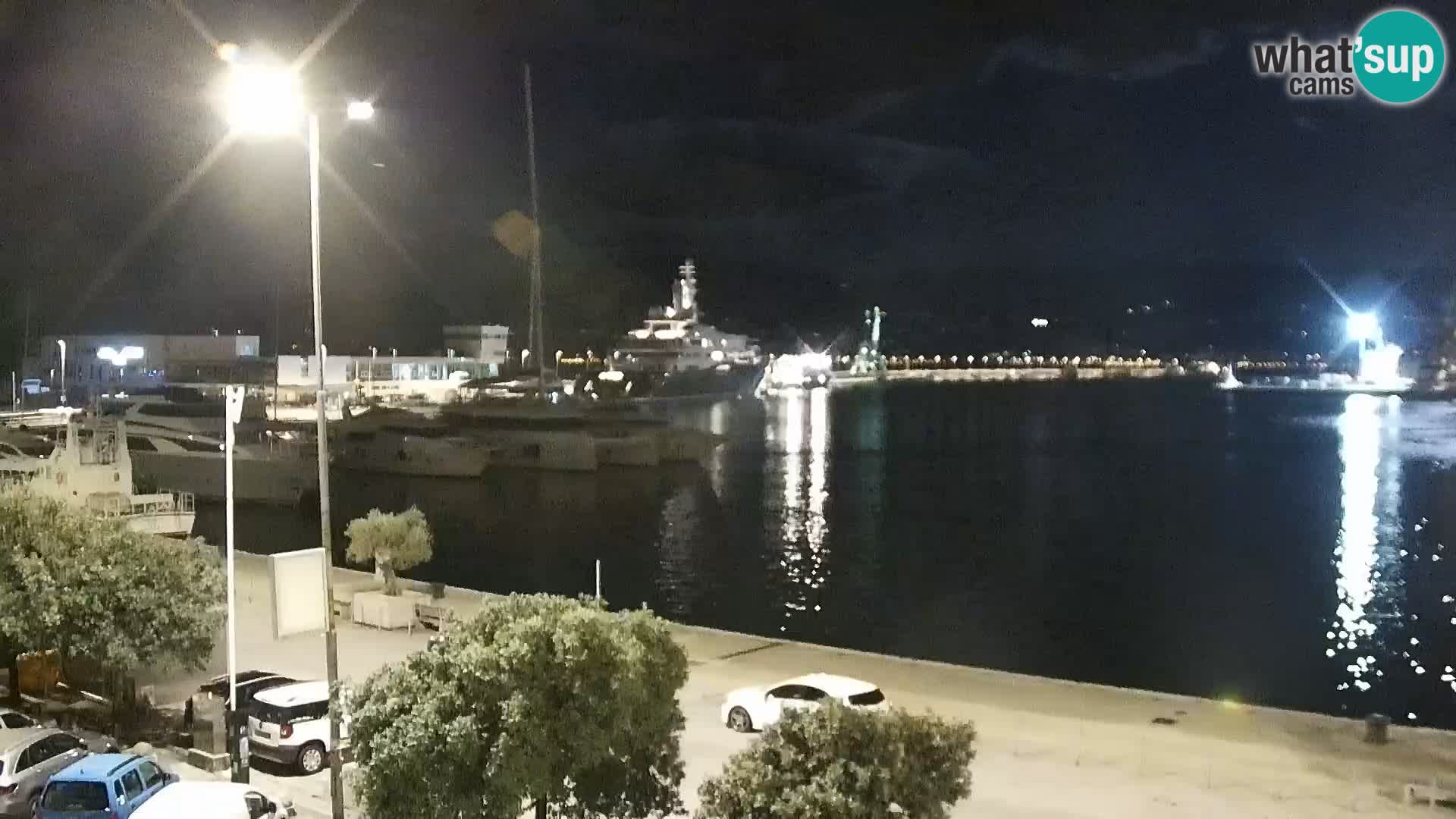 The Riva and Marina in Rijeka  – Live Webcam Croatia