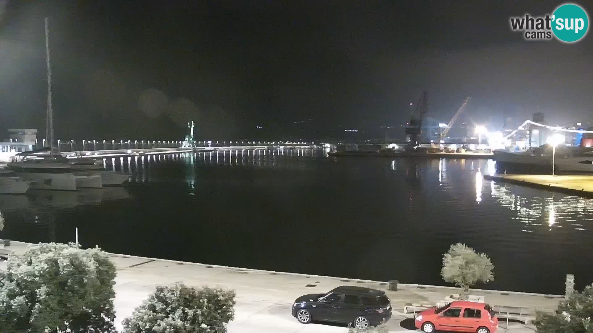 The Riva and Marina in Rijeka  – Live Webcam Croatia