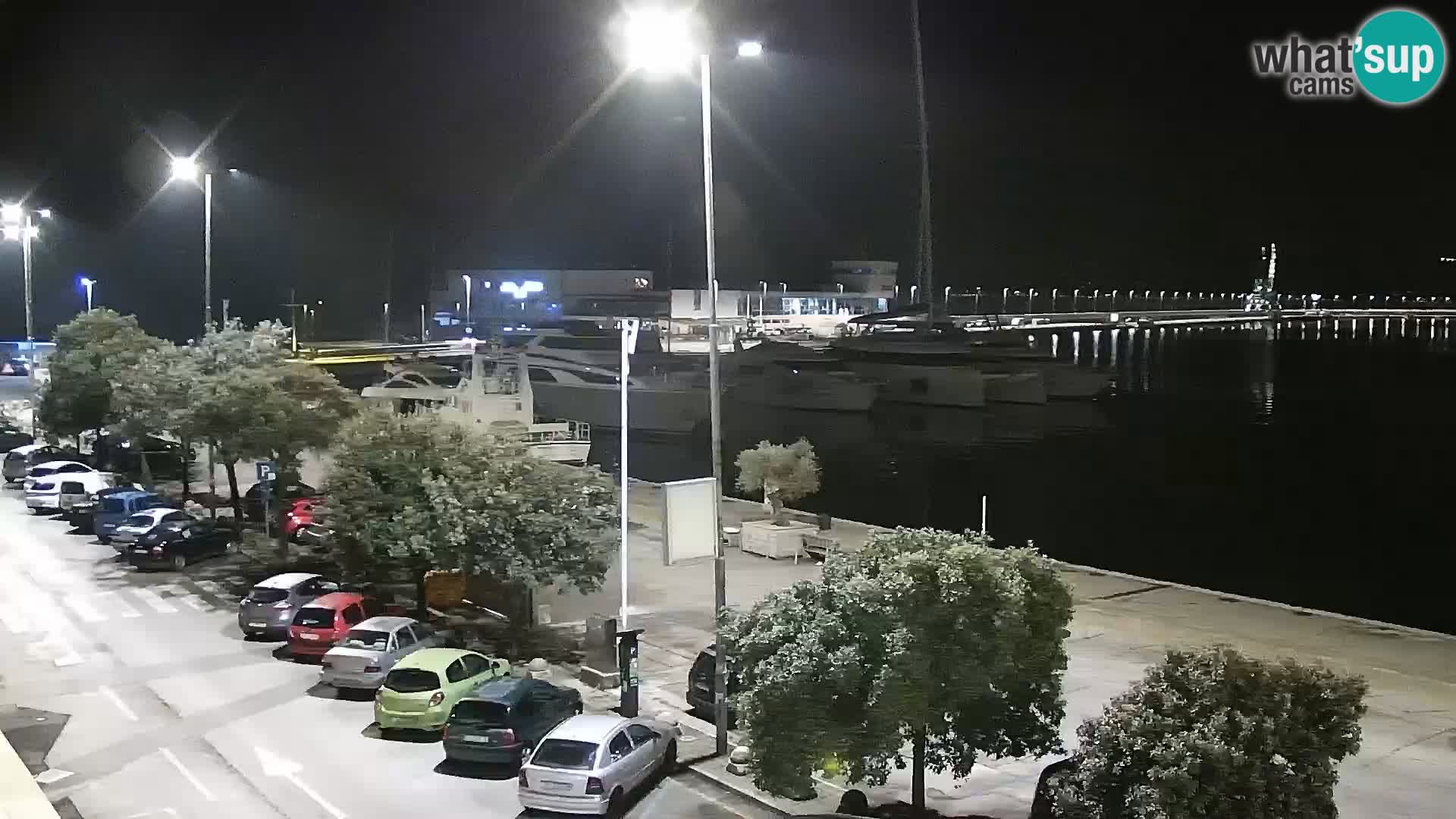 Die Riva und Marina in Rijeka – Live Webcam Kroatien