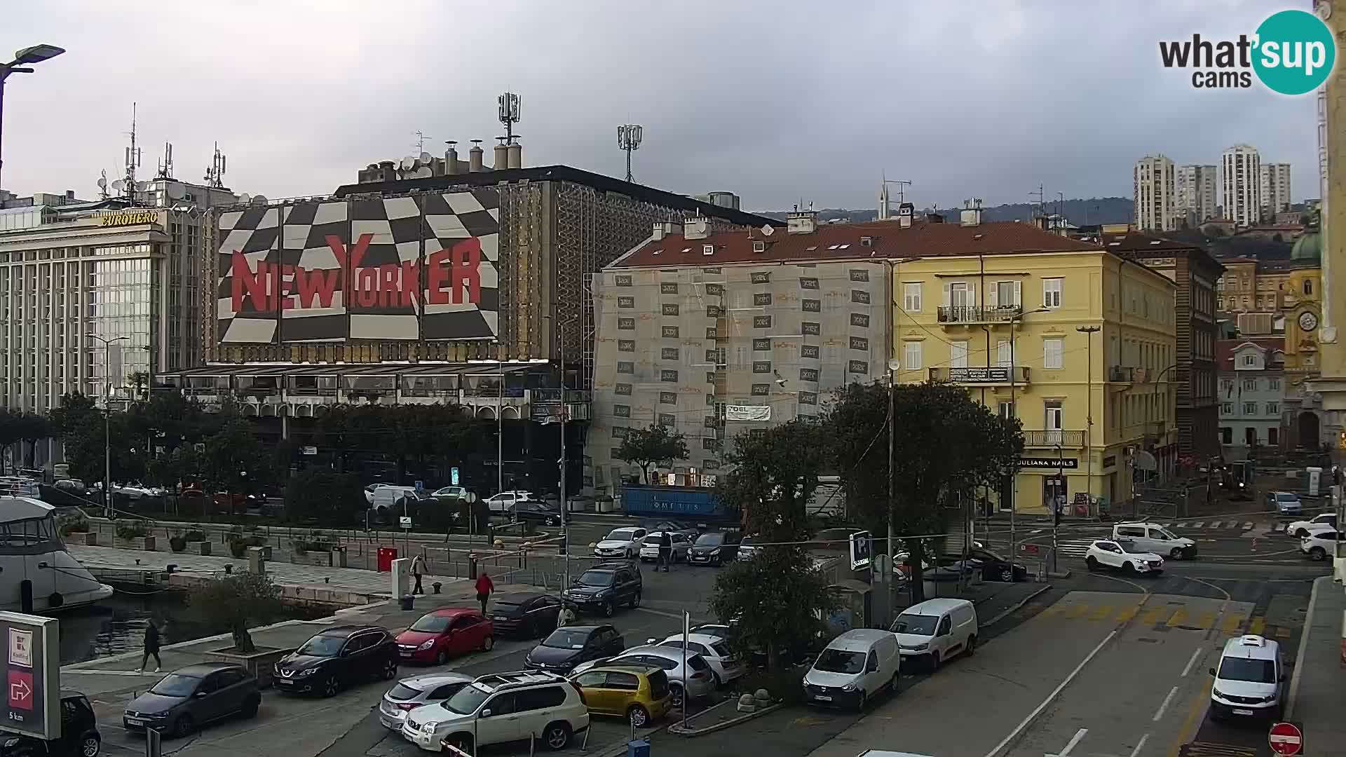 La Riva e la Marina a Rijeka (Fiume) – Live Webcam Croazia