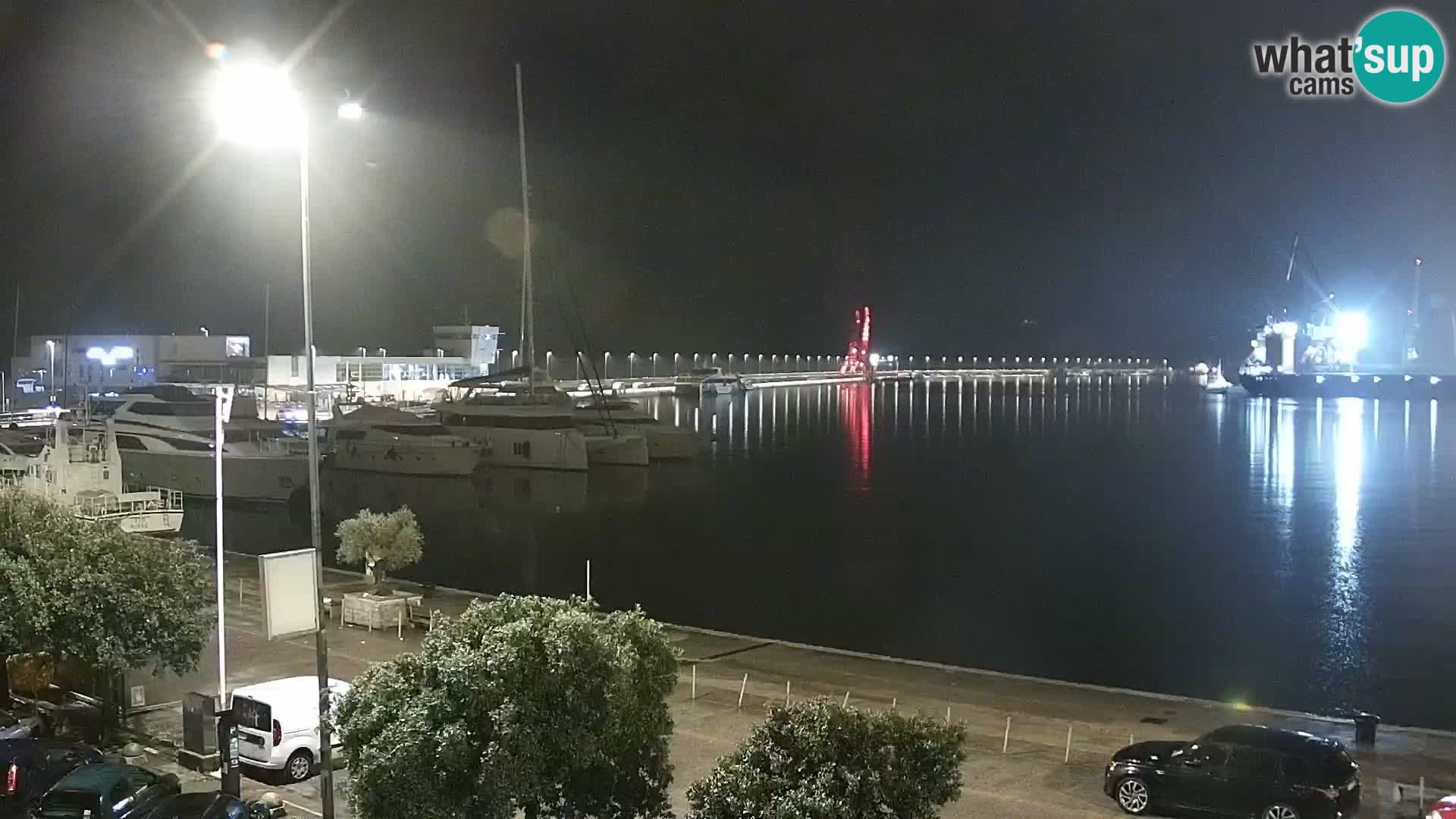 The Riva and Marina in Rijeka  – Live Webcam Croatia