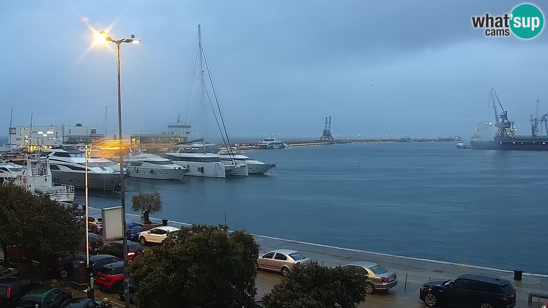 The Riva and Marina in Rijeka  – Live Webcam Croatia