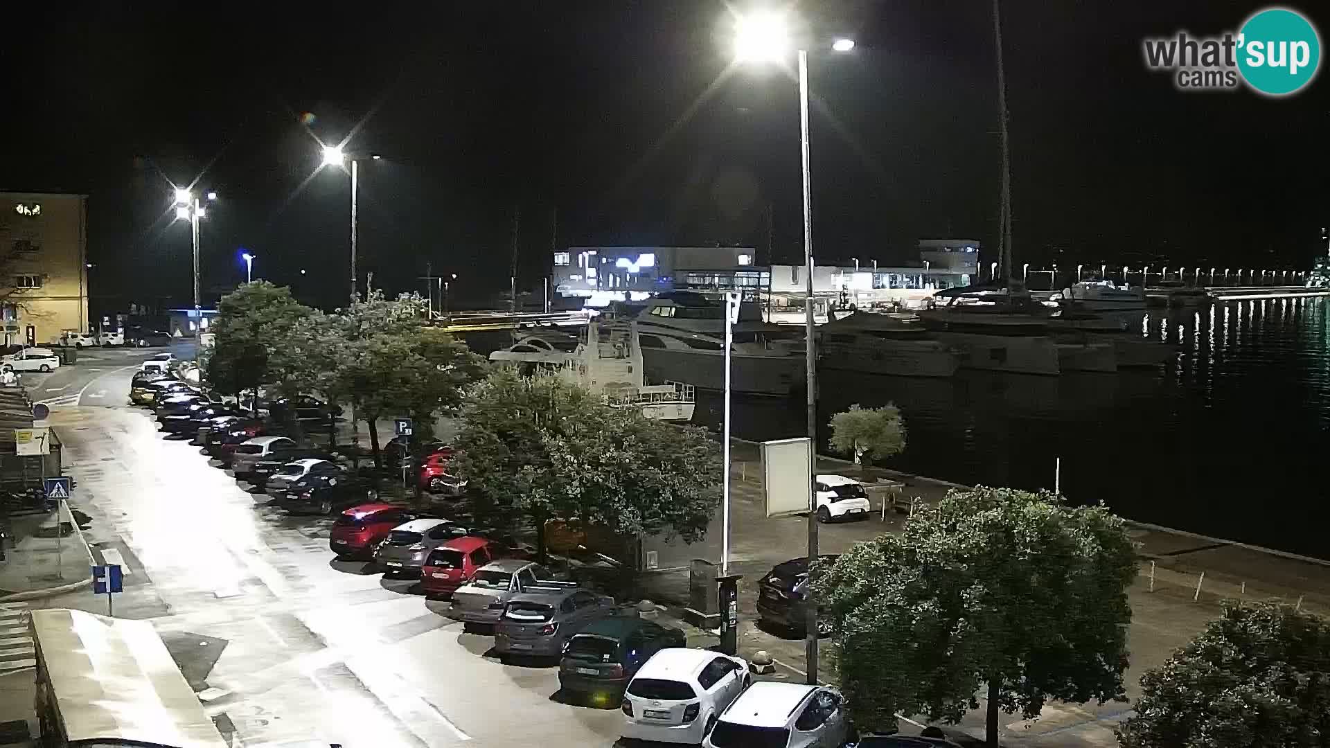 The Riva and Marina in Rijeka  – Live Webcam Croatia