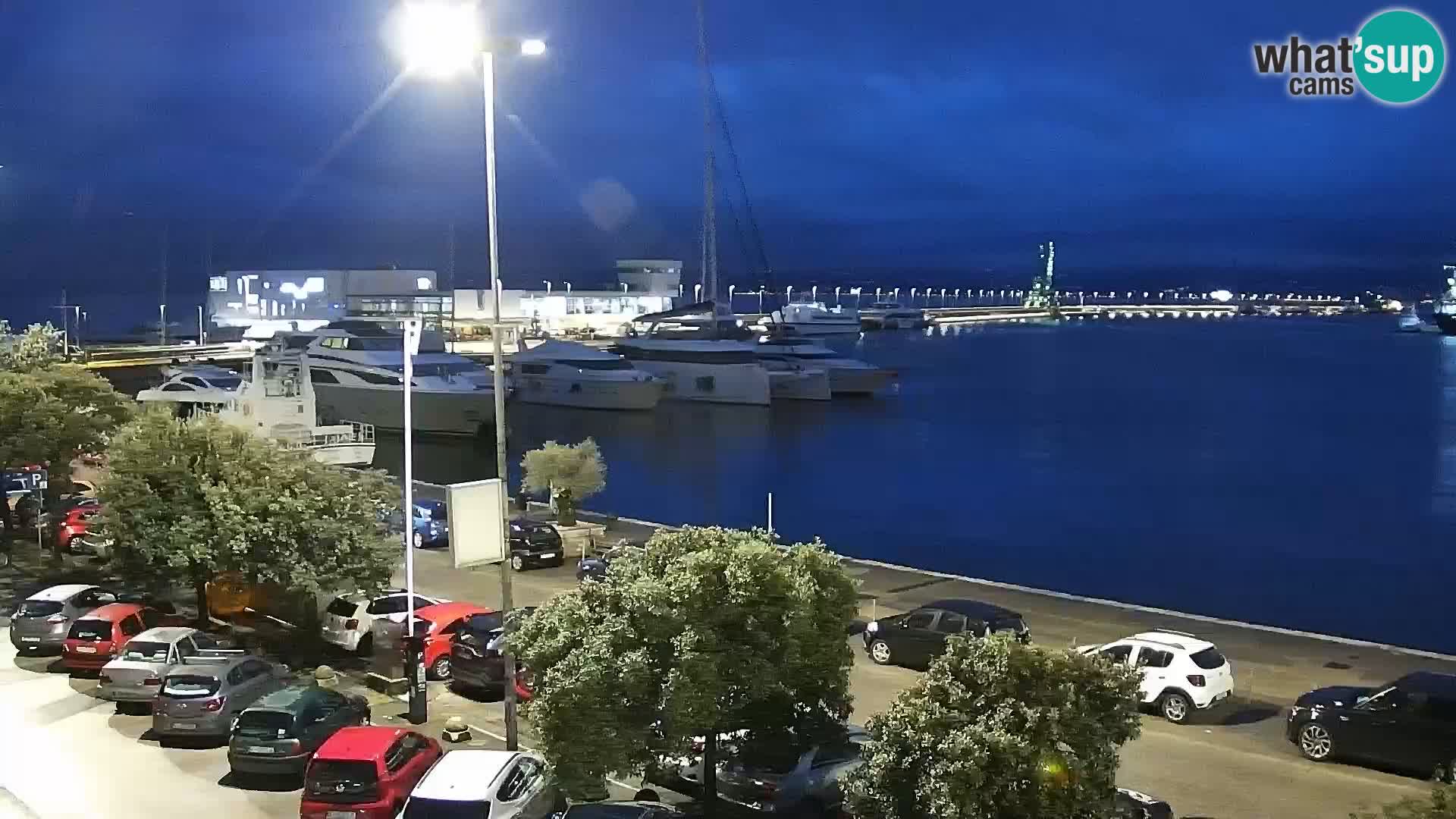 La Riva e la Marina a Rijeka (Fiume) – Live Webcam Croazia