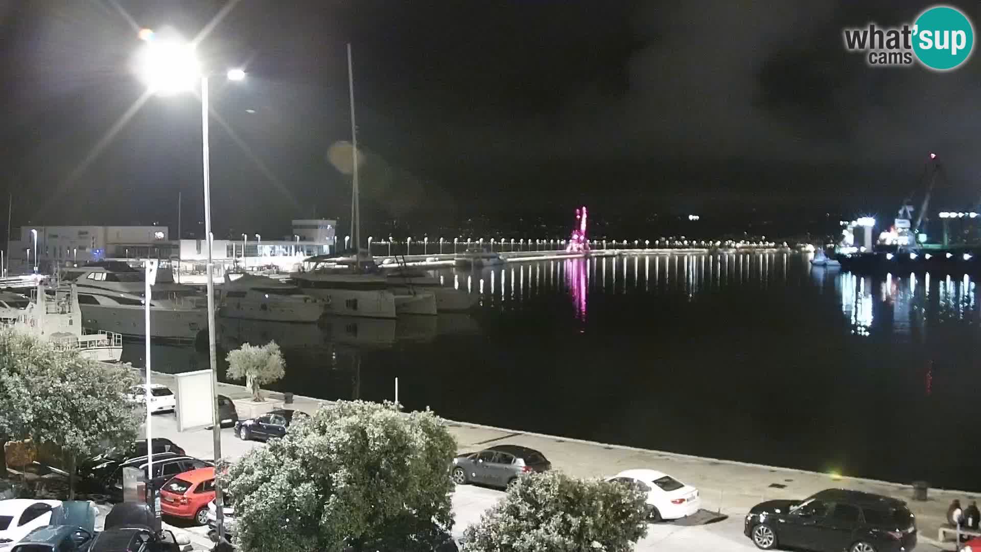 La Riva e la Marina a Rijeka (Fiume) – Live Webcam Croazia