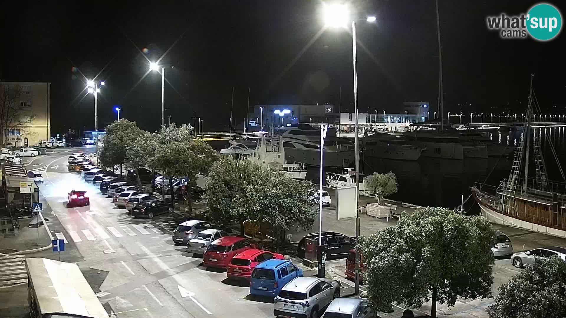 Die Riva und Marina in Rijeka – Live Webcam Kroatien