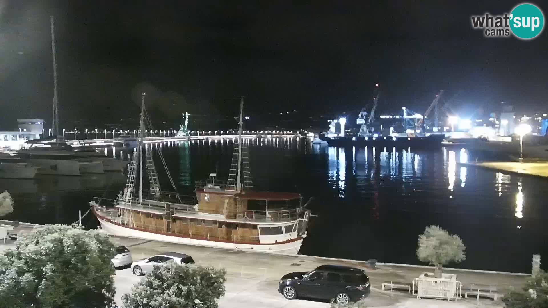 La Riva y Marina en Rijeka – Webcam en vivo Croacia