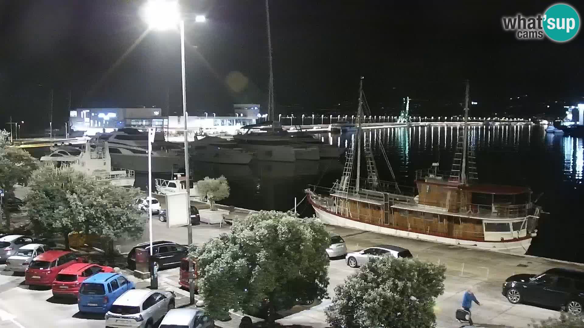 La Riva y Marina en Rijeka – Webcam en vivo Croacia