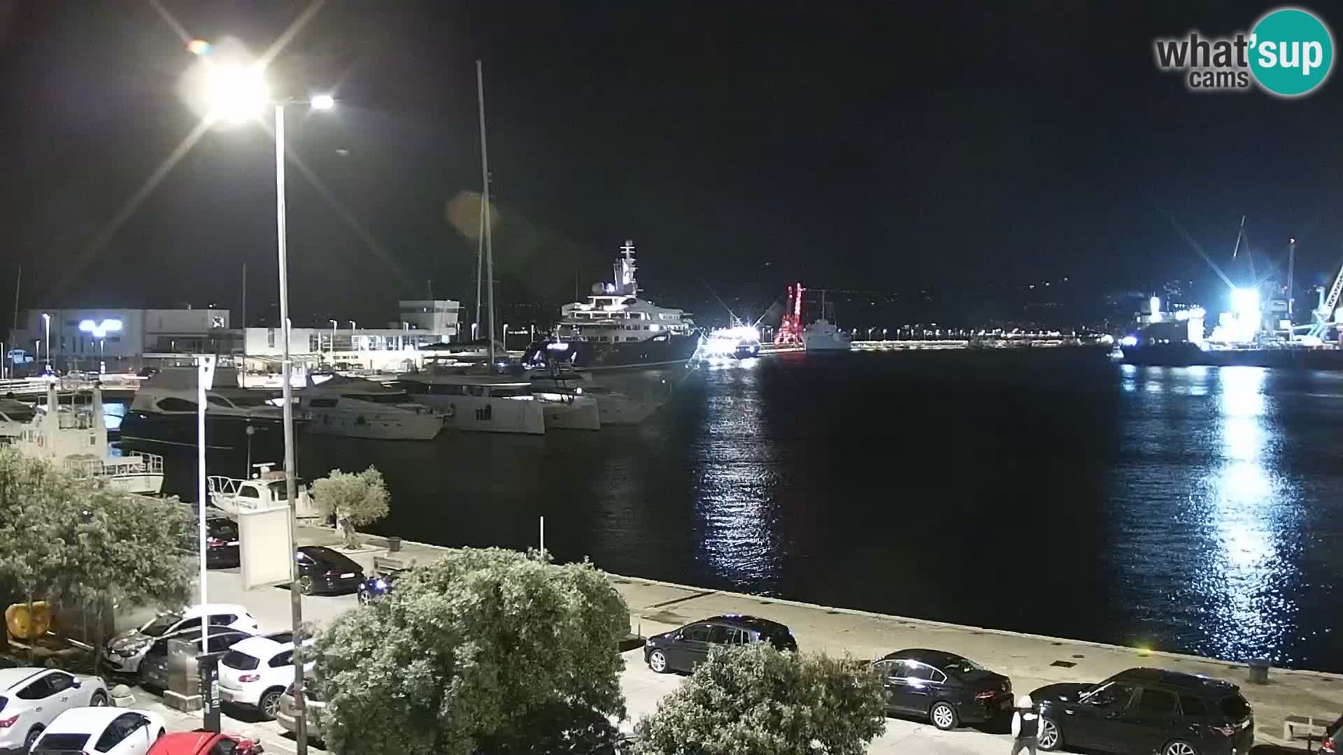 La Riva e la Marina a Rijeka (Fiume) – Live Webcam Croazia