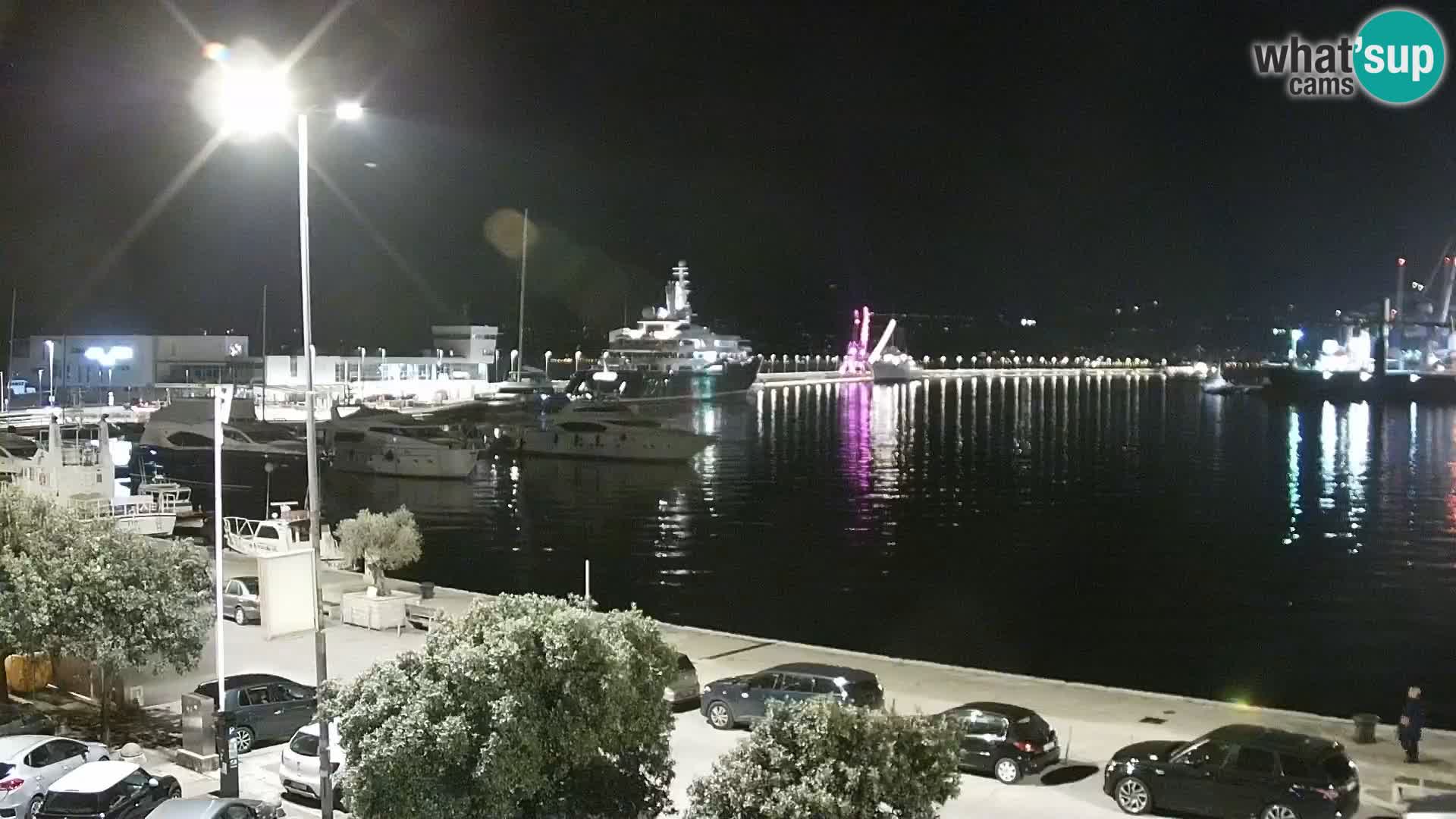 La Riva et Marina à Rijeka – Live Webcam Croatie