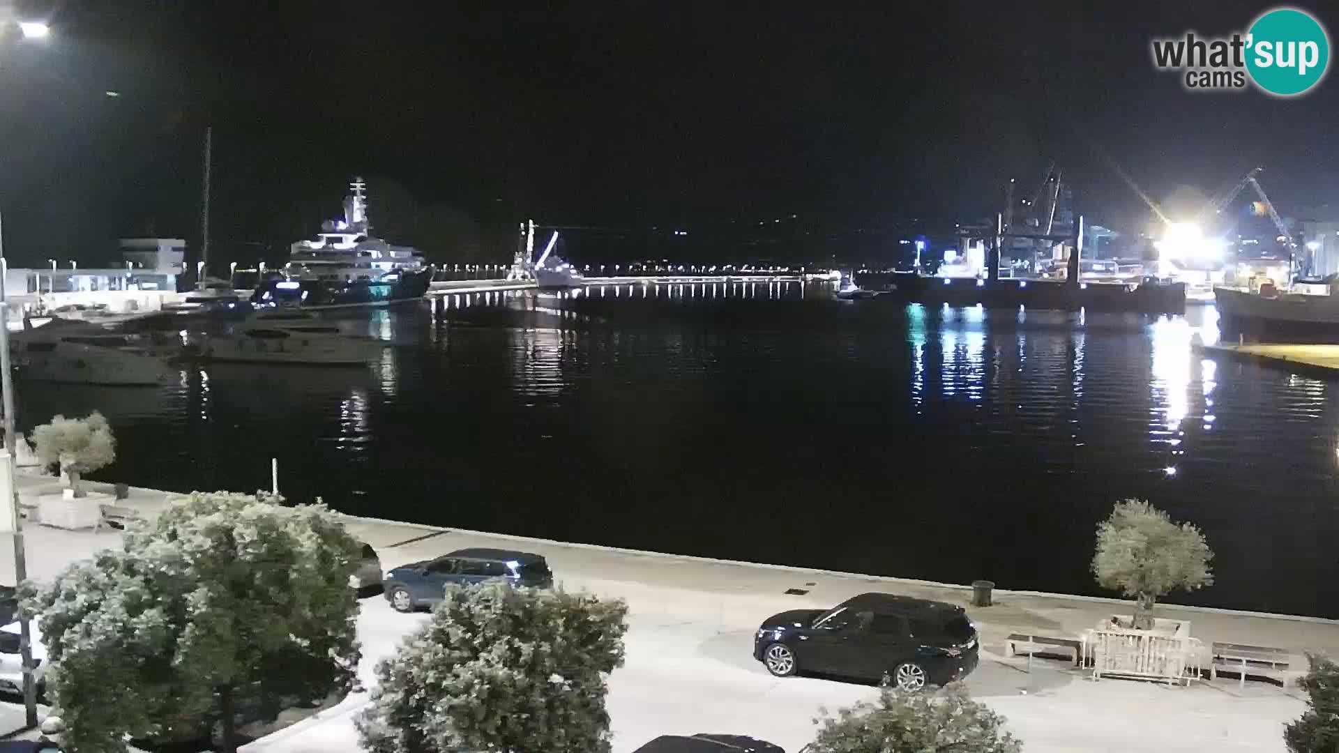 The Riva and Marina in Rijeka  – Live Webcam Croatia