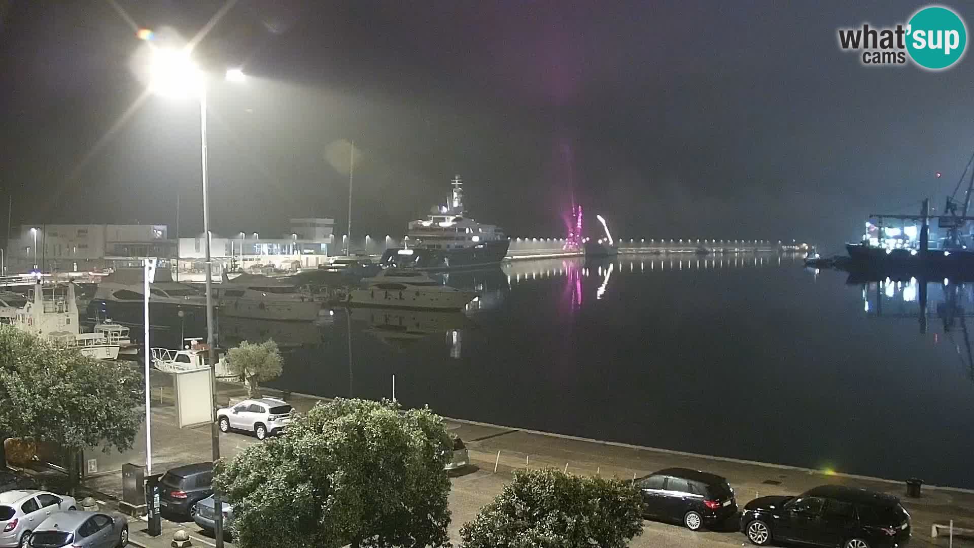 La Riva et Marina à Rijeka – Live Webcam Croatie