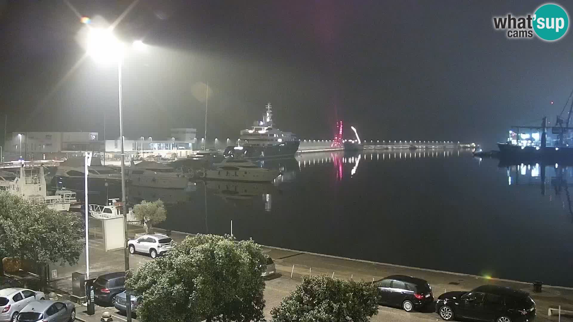 The Riva and Marina in Rijeka  – Live Webcam Croatia