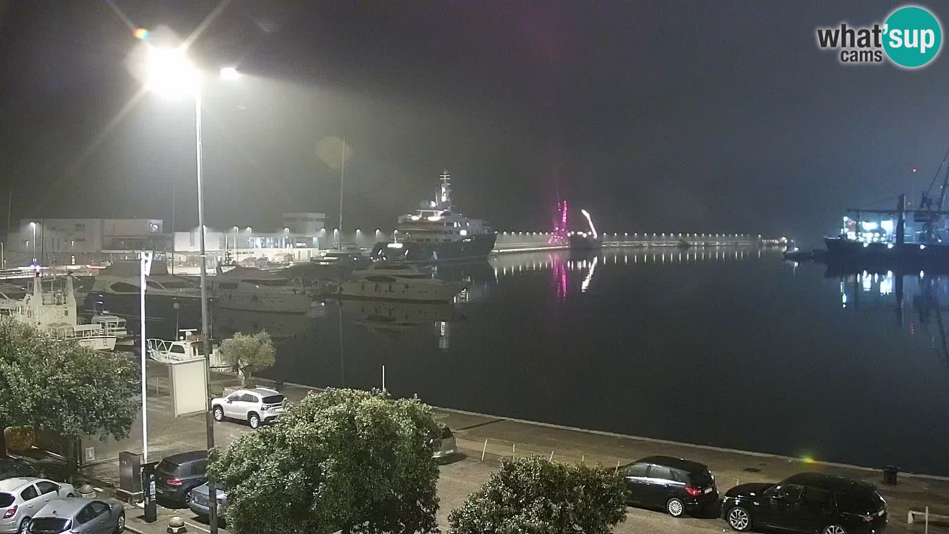 The Riva and Marina in Rijeka  – Live Webcam Croatia