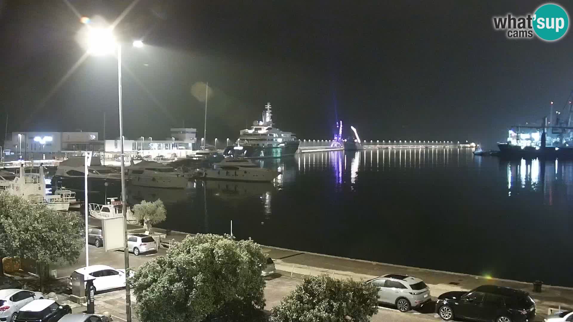 La Riva e la Marina a Rijeka (Fiume) – Live Webcam Croazia