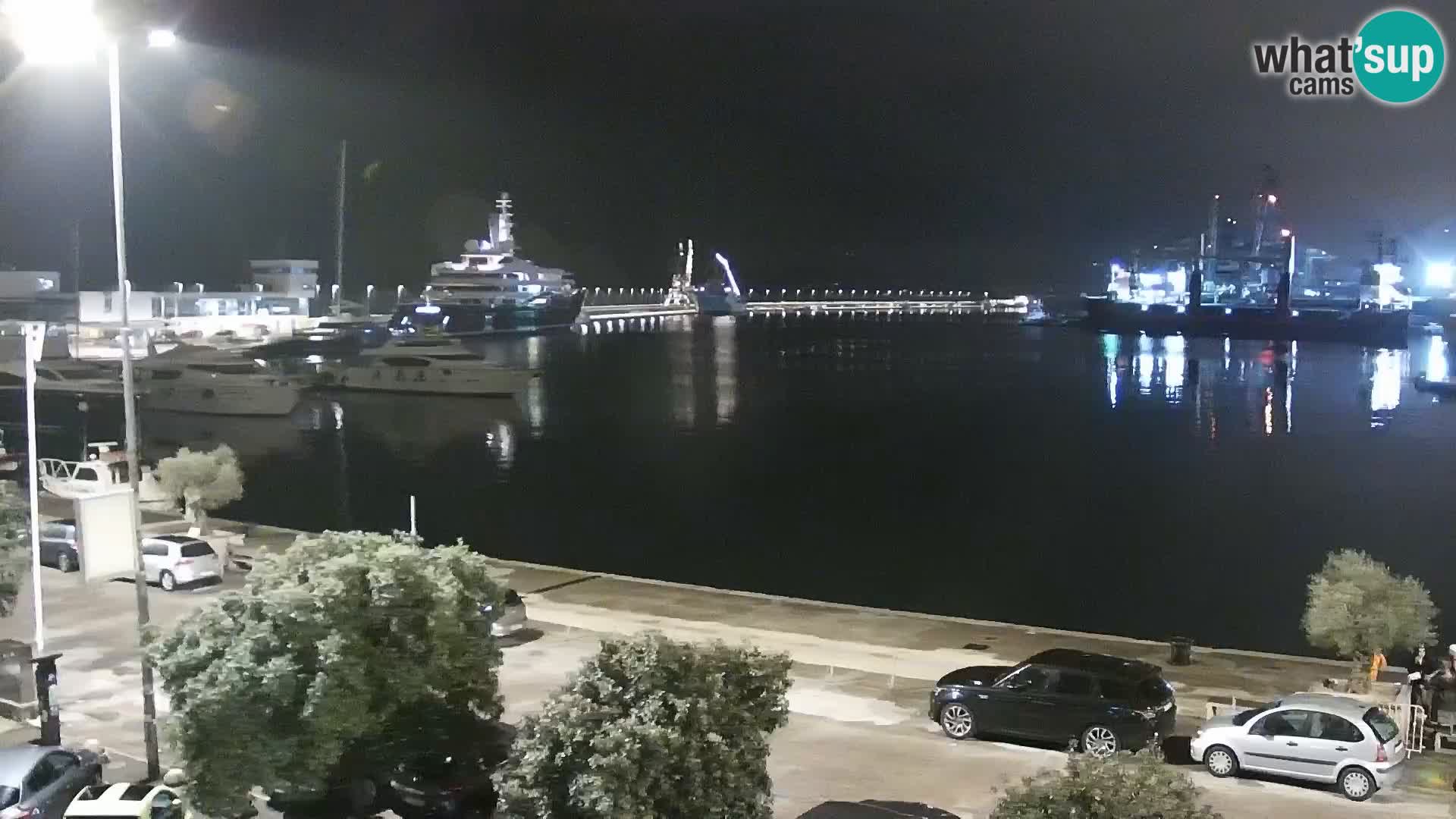 La Riva e la Marina a Rijeka (Fiume) – Live Webcam Croazia