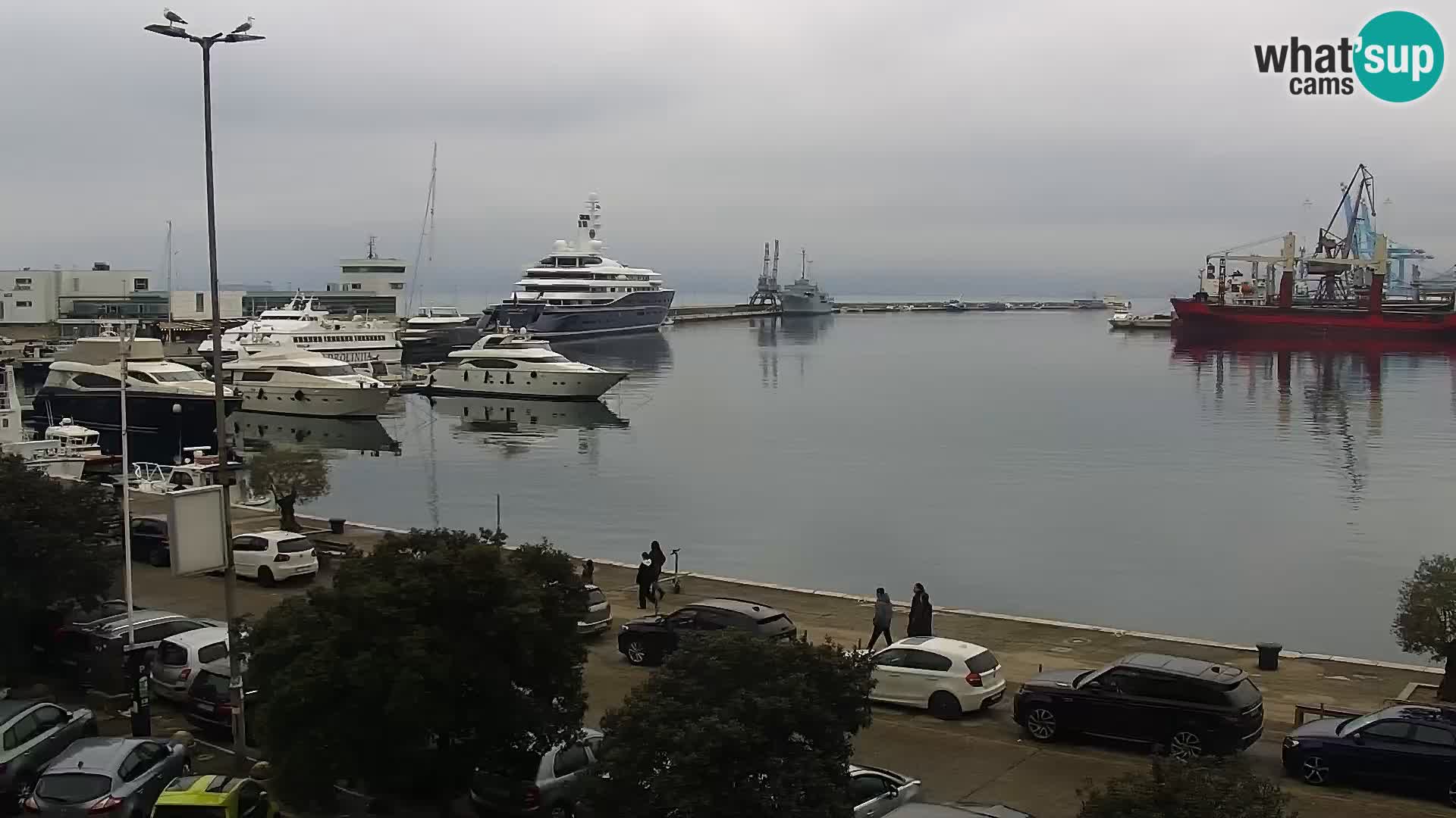 La Riva e la Marina a Rijeka (Fiume) – Live Webcam Croazia