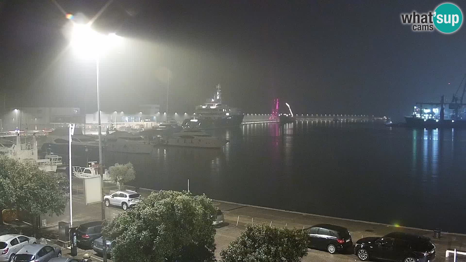 La Riva e la Marina a Rijeka (Fiume) – Live Webcam Croazia