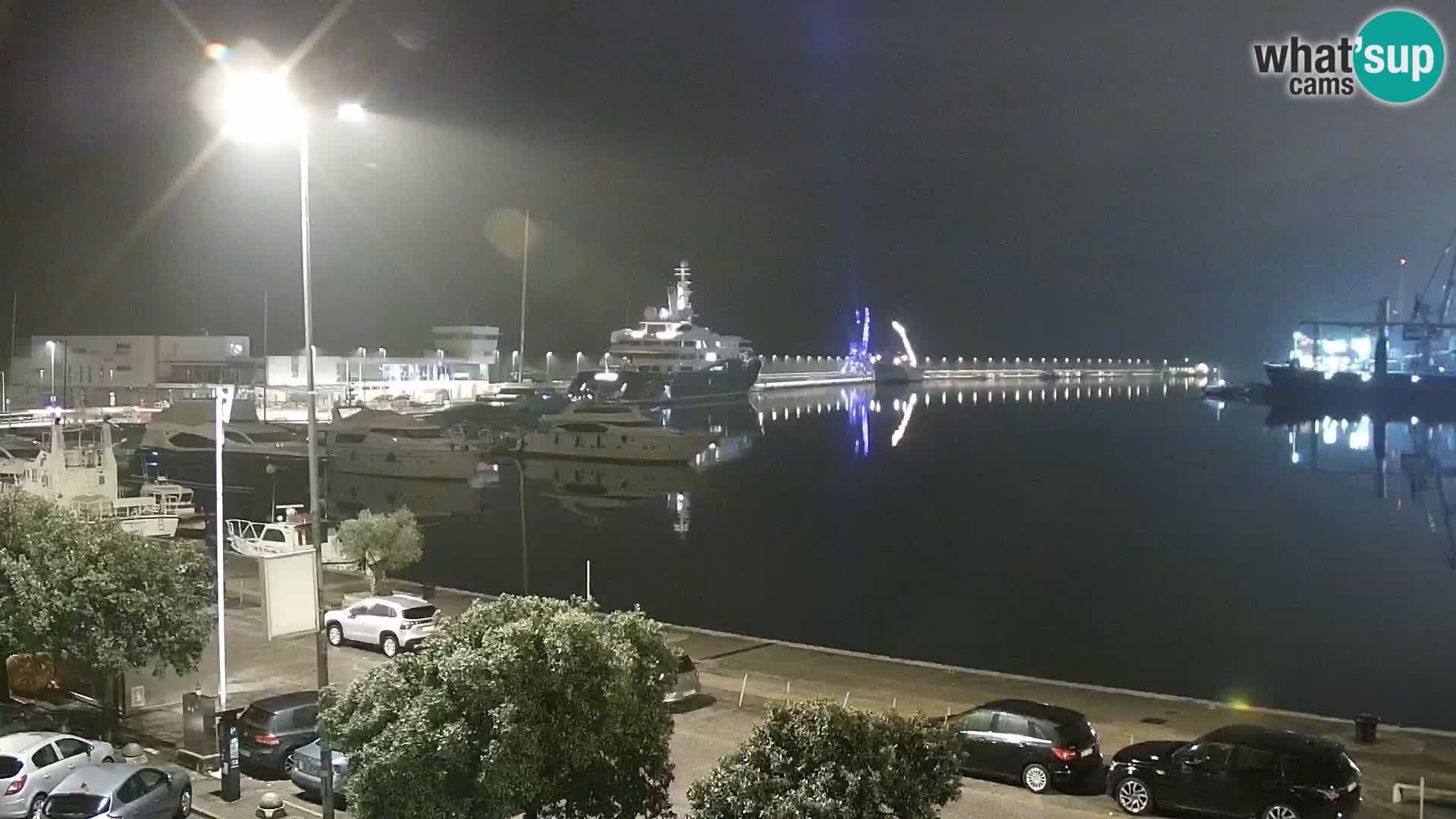 La Riva y Marina en Rijeka – Webcam en vivo Croacia