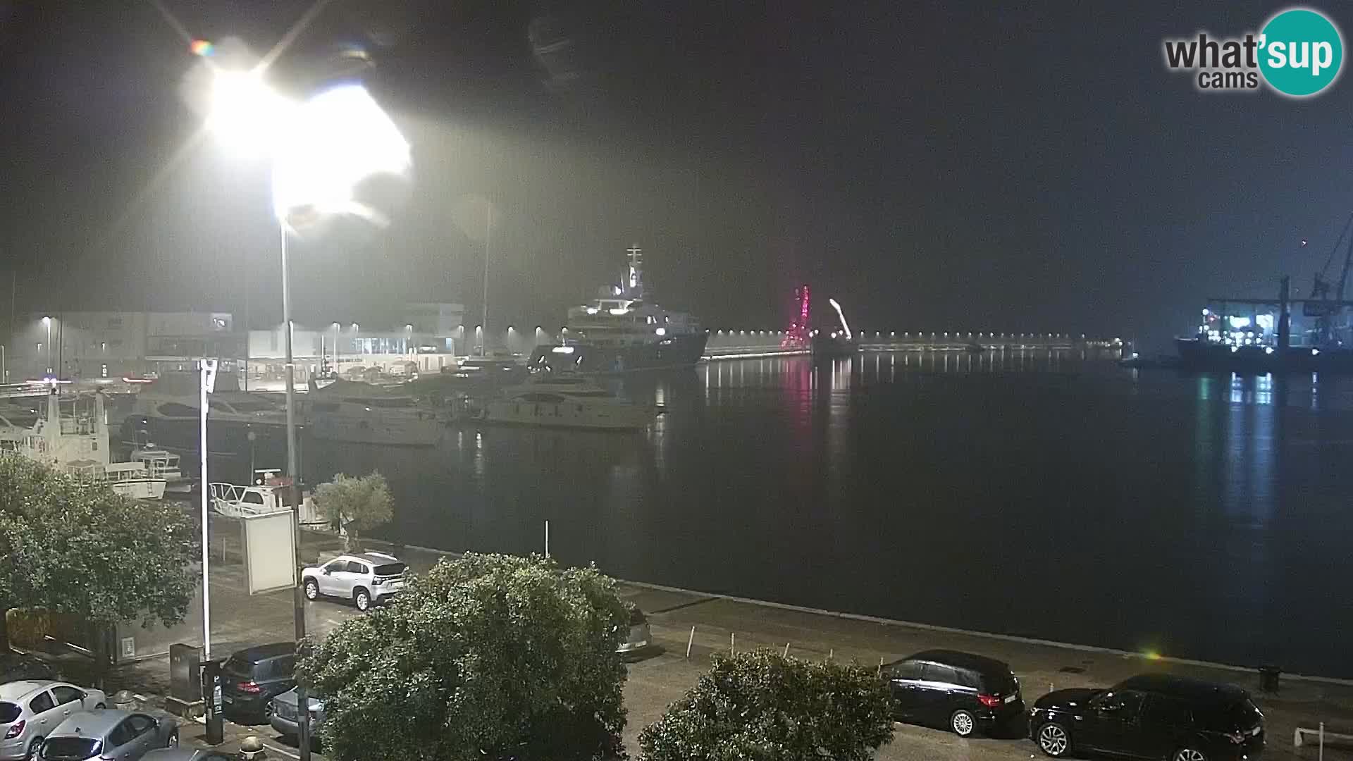 Die Riva und Marina in Rijeka – Live Webcam Kroatien