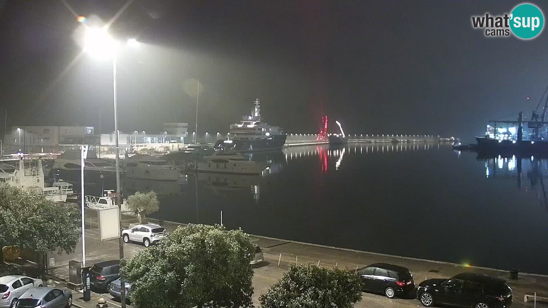 Die Riva und Marina in Rijeka – Live Webcam Kroatien