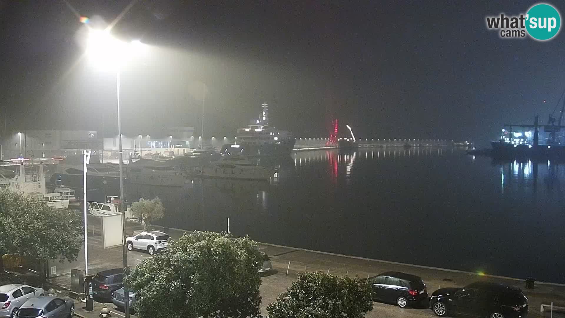 La Riva y Marina en Rijeka – Webcam en vivo Croacia