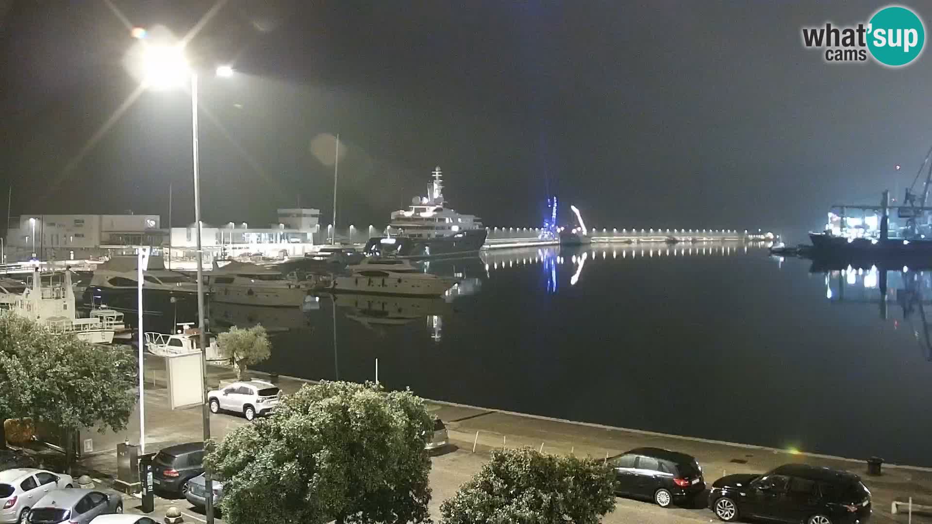 Die Riva und Marina in Rijeka – Live Webcam Kroatien