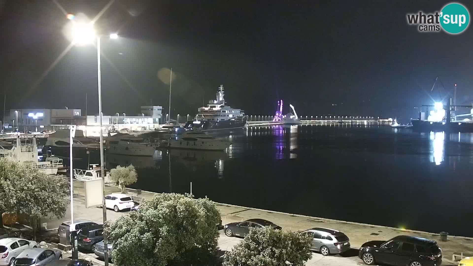 Die Riva und Marina in Rijeka – Live Webcam Kroatien