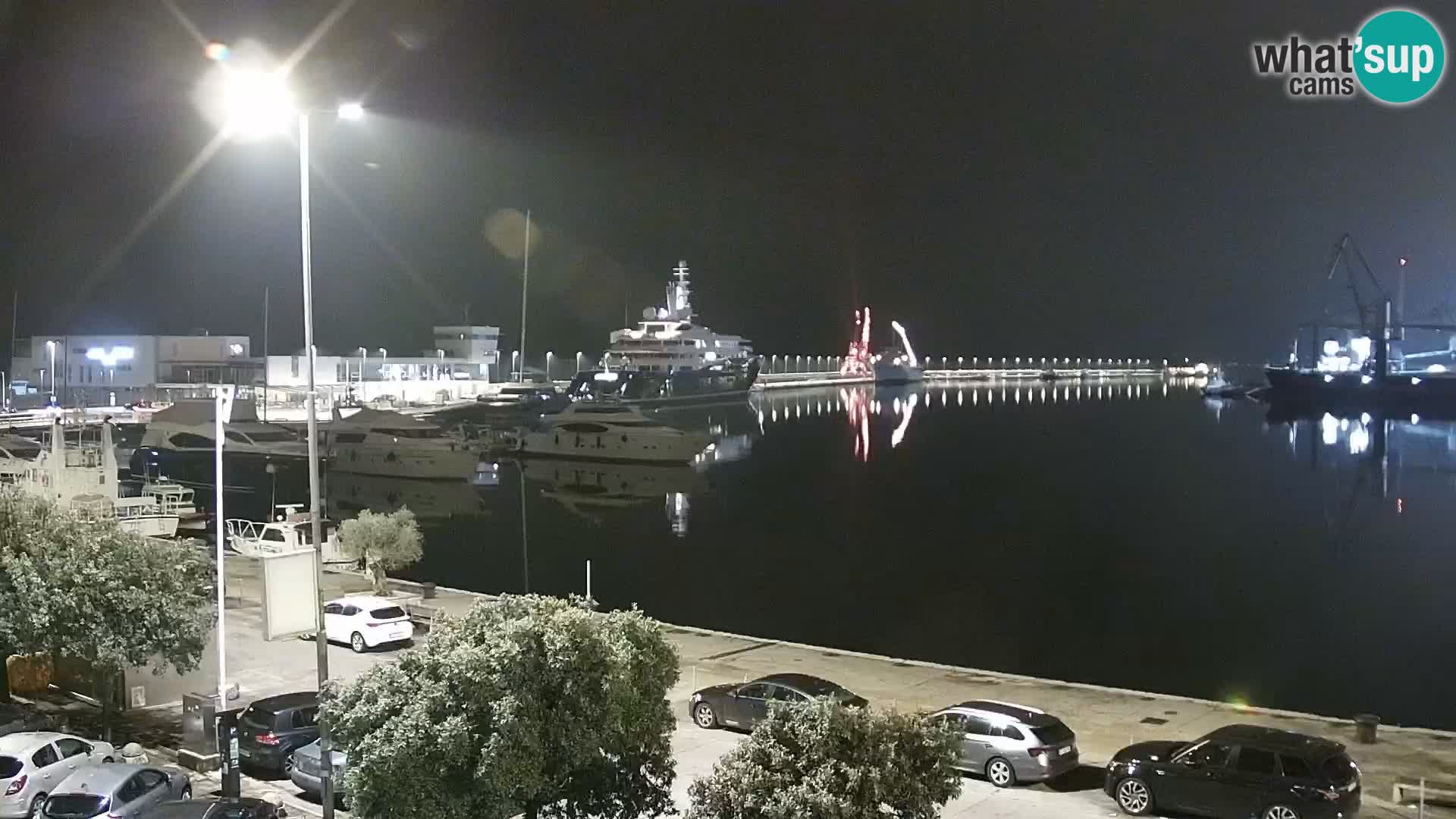 The Riva and Marina in Rijeka  – Live Webcam Croatia