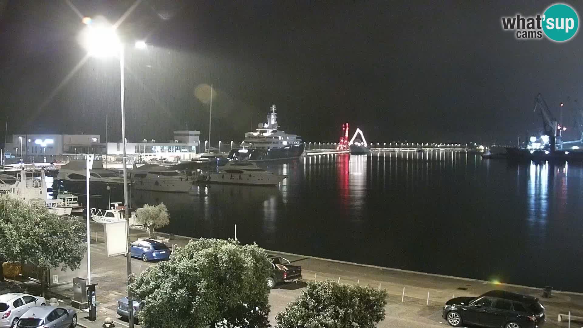 La Riva e la Marina a Rijeka (Fiume) – Live Webcam Croazia