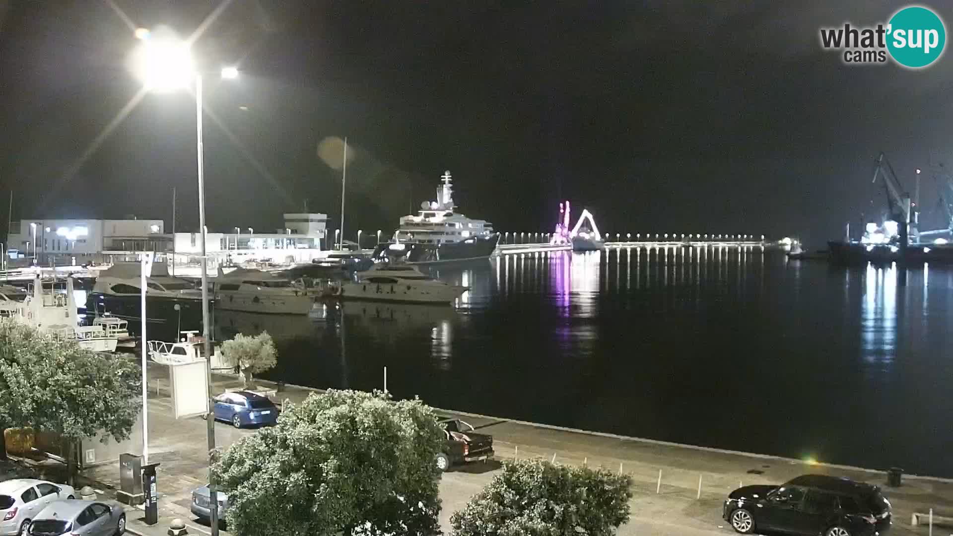 La Riva et Marina à Rijeka – Live Webcam Croatie