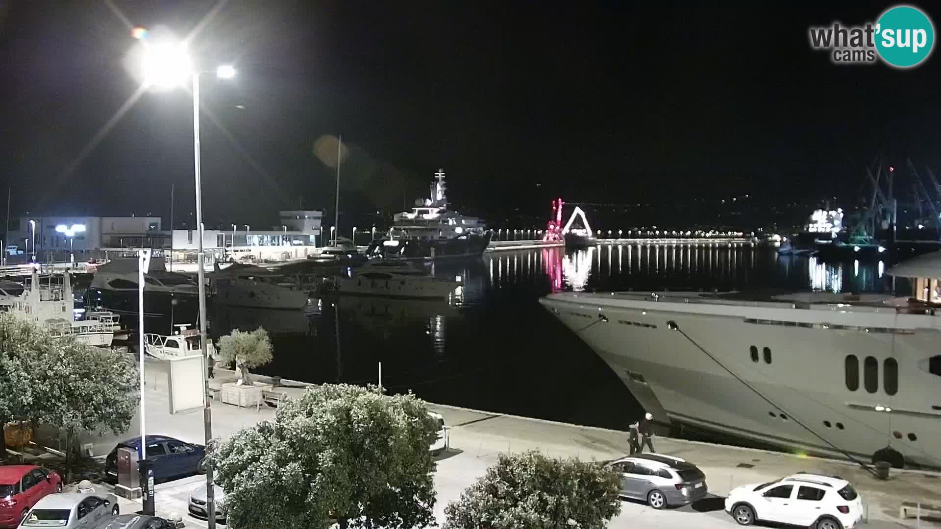 La Riva e la Marina a Rijeka (Fiume) – Live Webcam Croazia