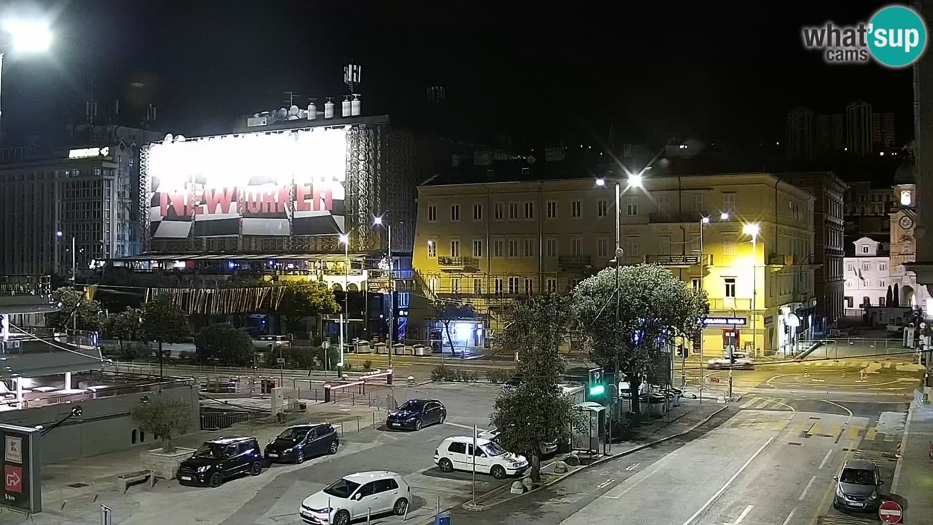 La Riva e la Marina a Rijeka (Fiume) – Live Webcam Croazia