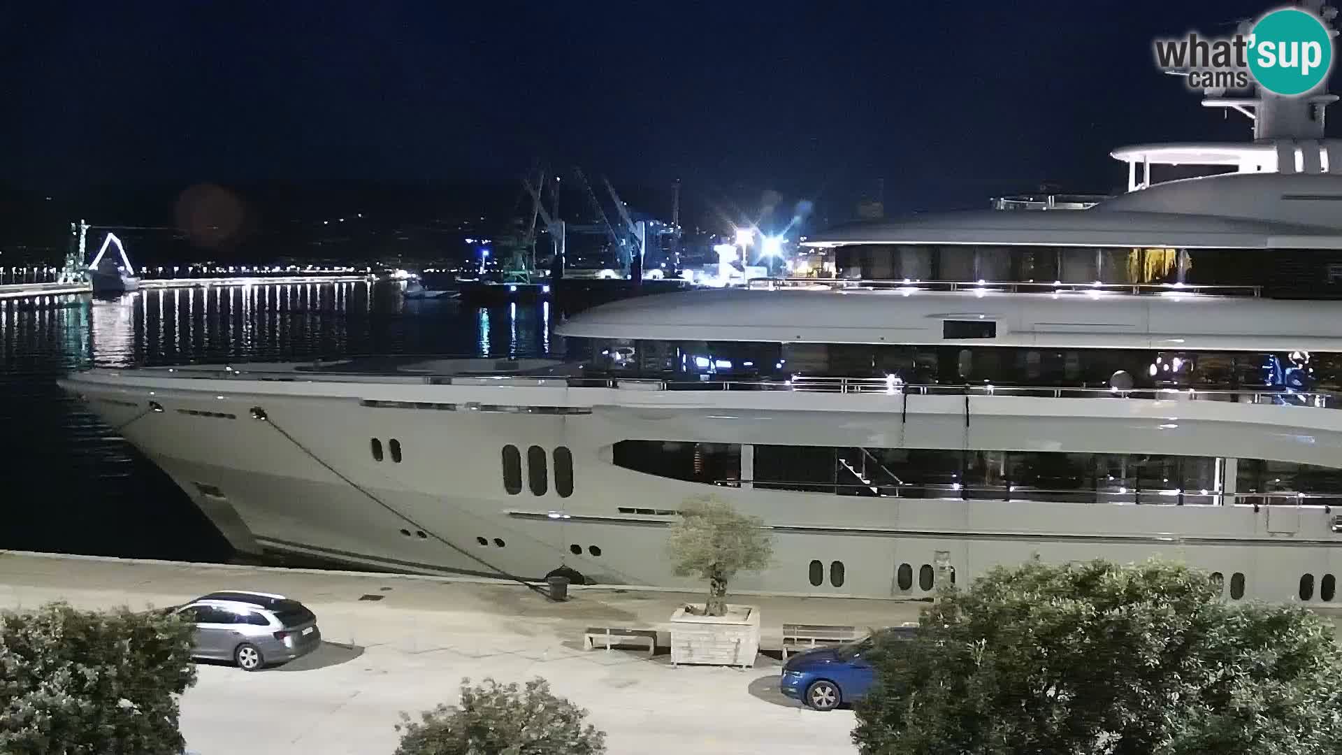 La Riva e la Marina a Rijeka (Fiume) – Live Webcam Croazia