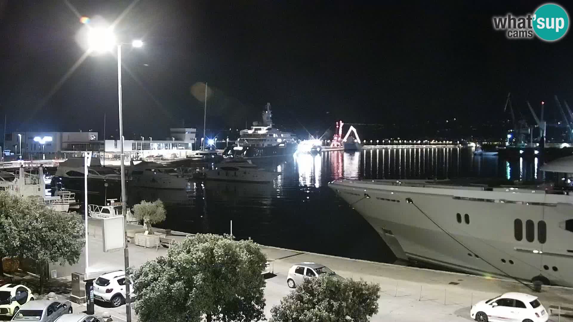 La Riva et Marina à Rijeka – Live Webcam Croatie